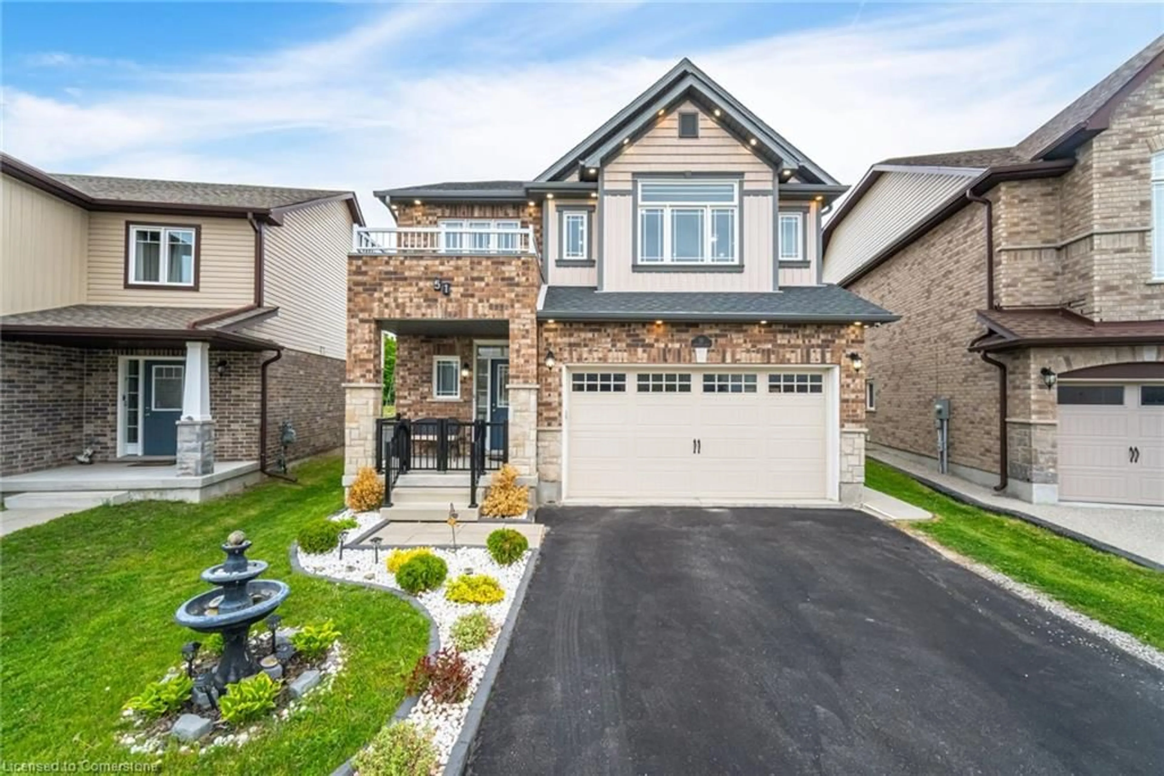 Home with brick exterior material, street for 51 Newcastle Crt, Kitchener Ontario N2R 0G7