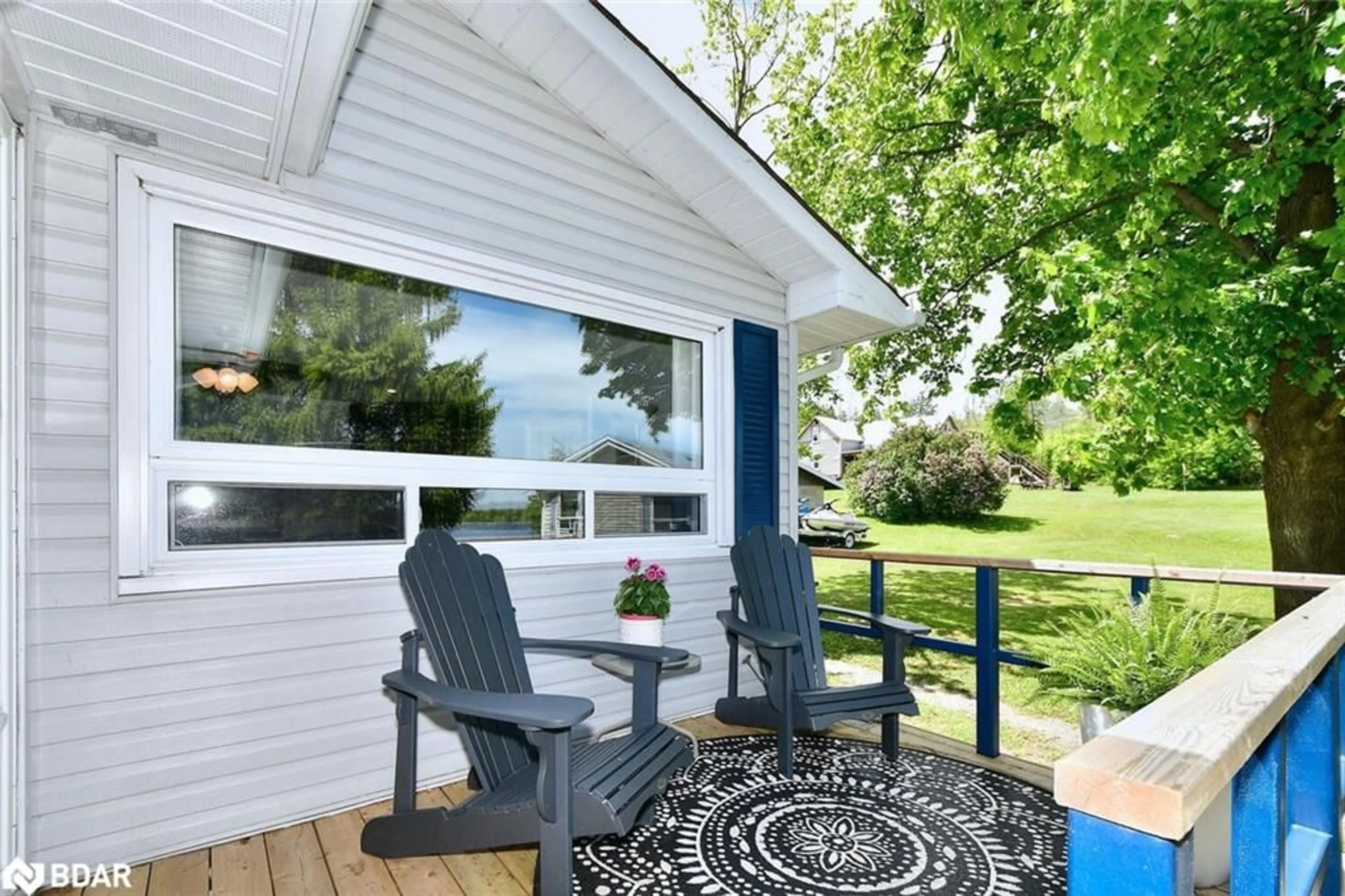 Patio, water/lake/river/ocean view for 64 Langs Rd, Roseneath Ontario K0K 2X0