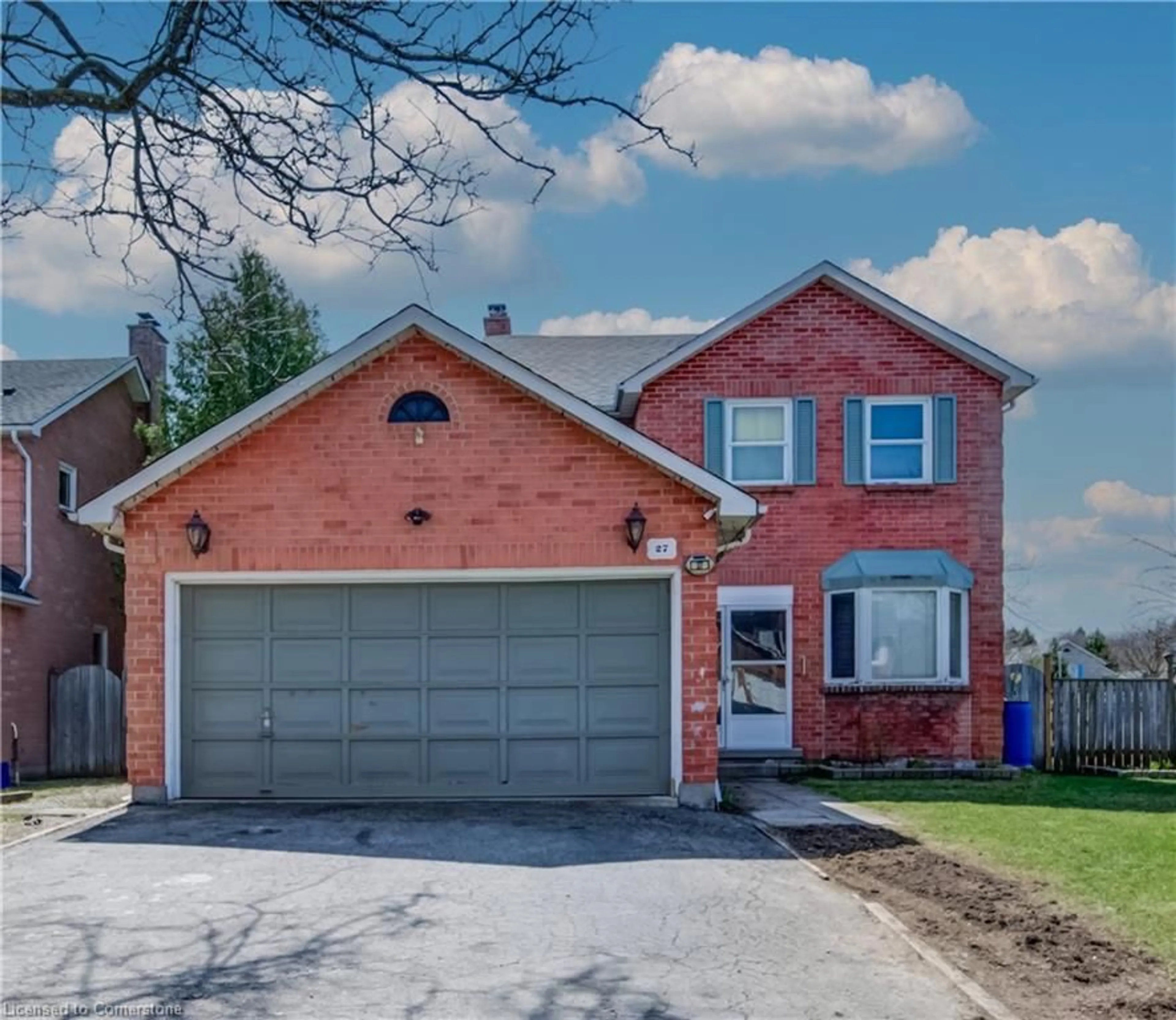 Home with brick exterior material, street for 27 Tassie Lane, Cambridge Ontario N1T 1C7