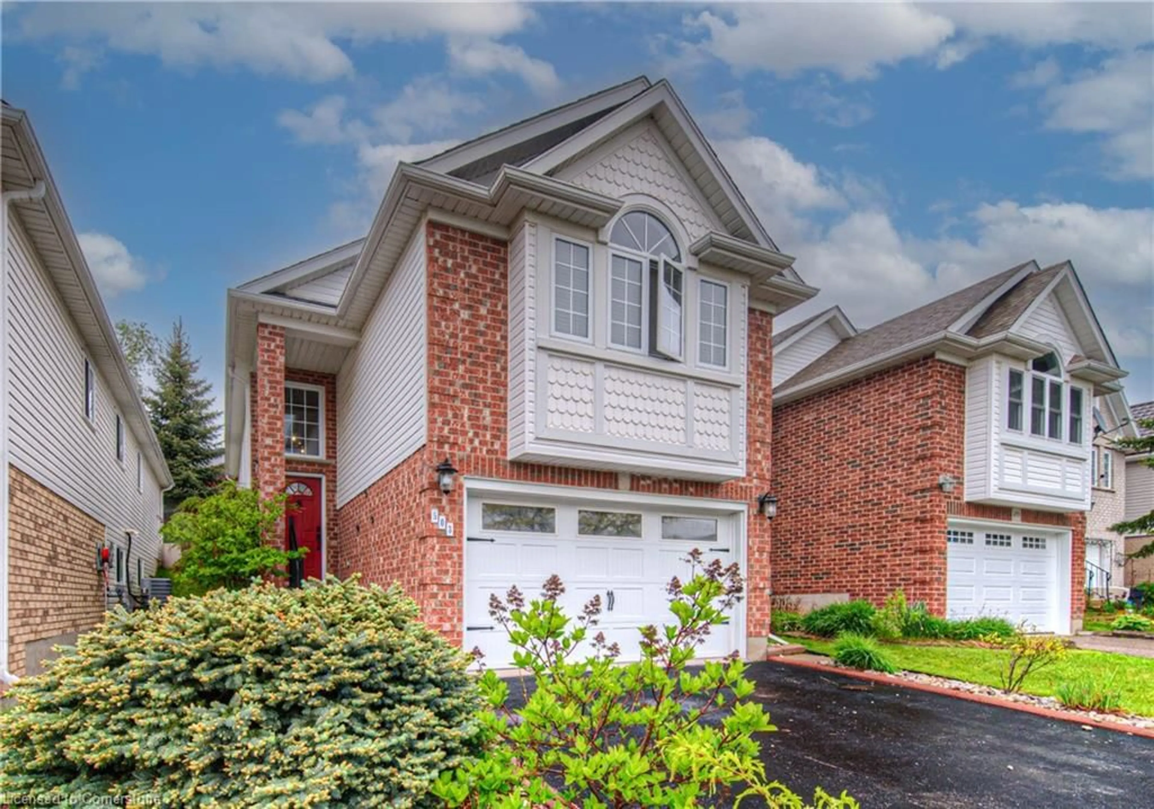 Home with brick exterior material, street for 503 Hidden Creek Dr, Kitchener Ontario N2N 3M1