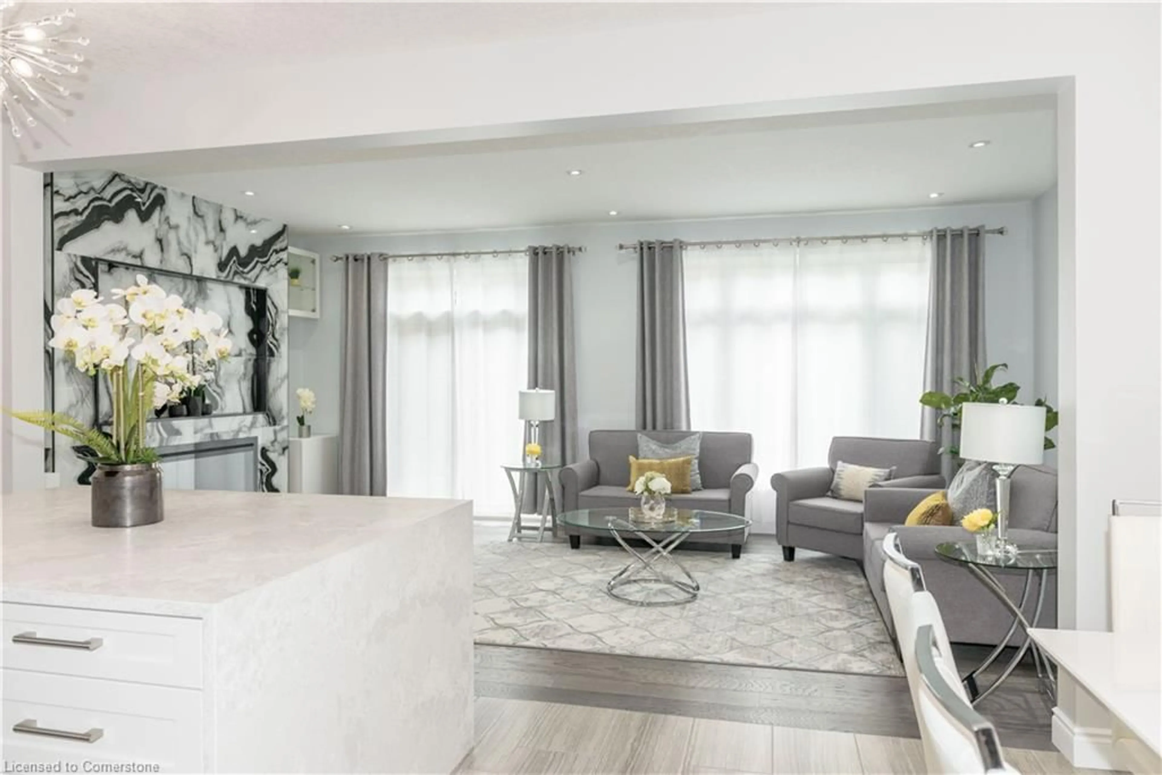 Living room with furniture, unknown for 50 Willowrun Dr, Kitchener Ontario N2A 0H5