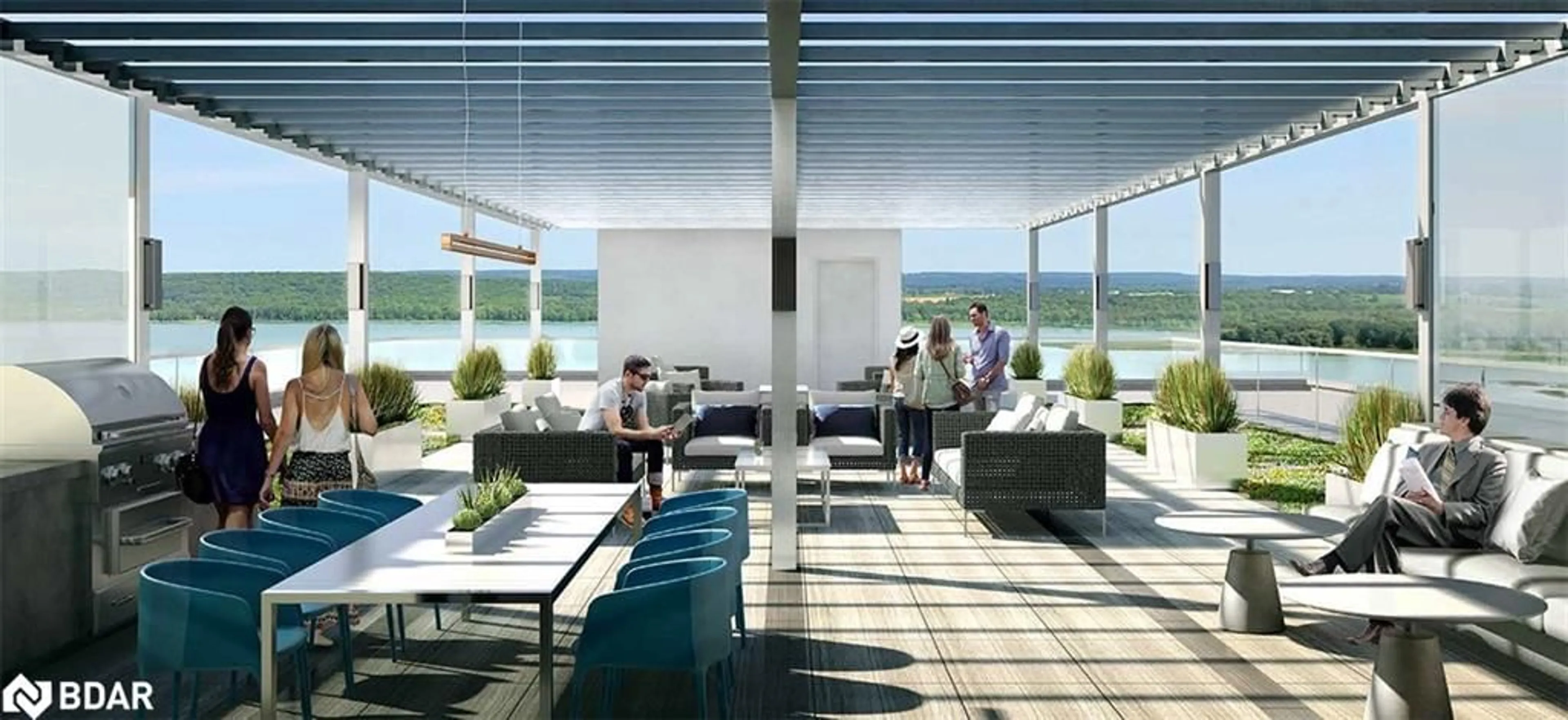 Lobby for 58 Lakeside Terrace Terr #807, Barrie Ontario L4M 0L5