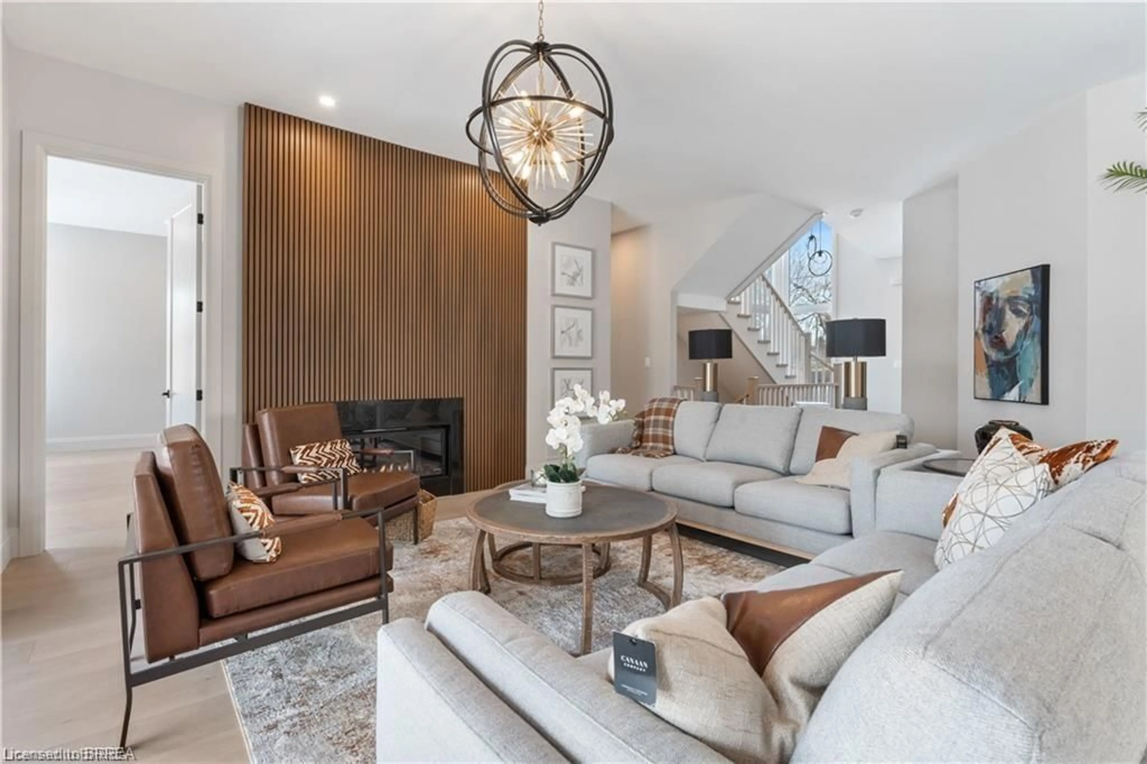 Living room with furniture, unknown for 159 Parkside Dr, Brantford Ontario N3T 0S9