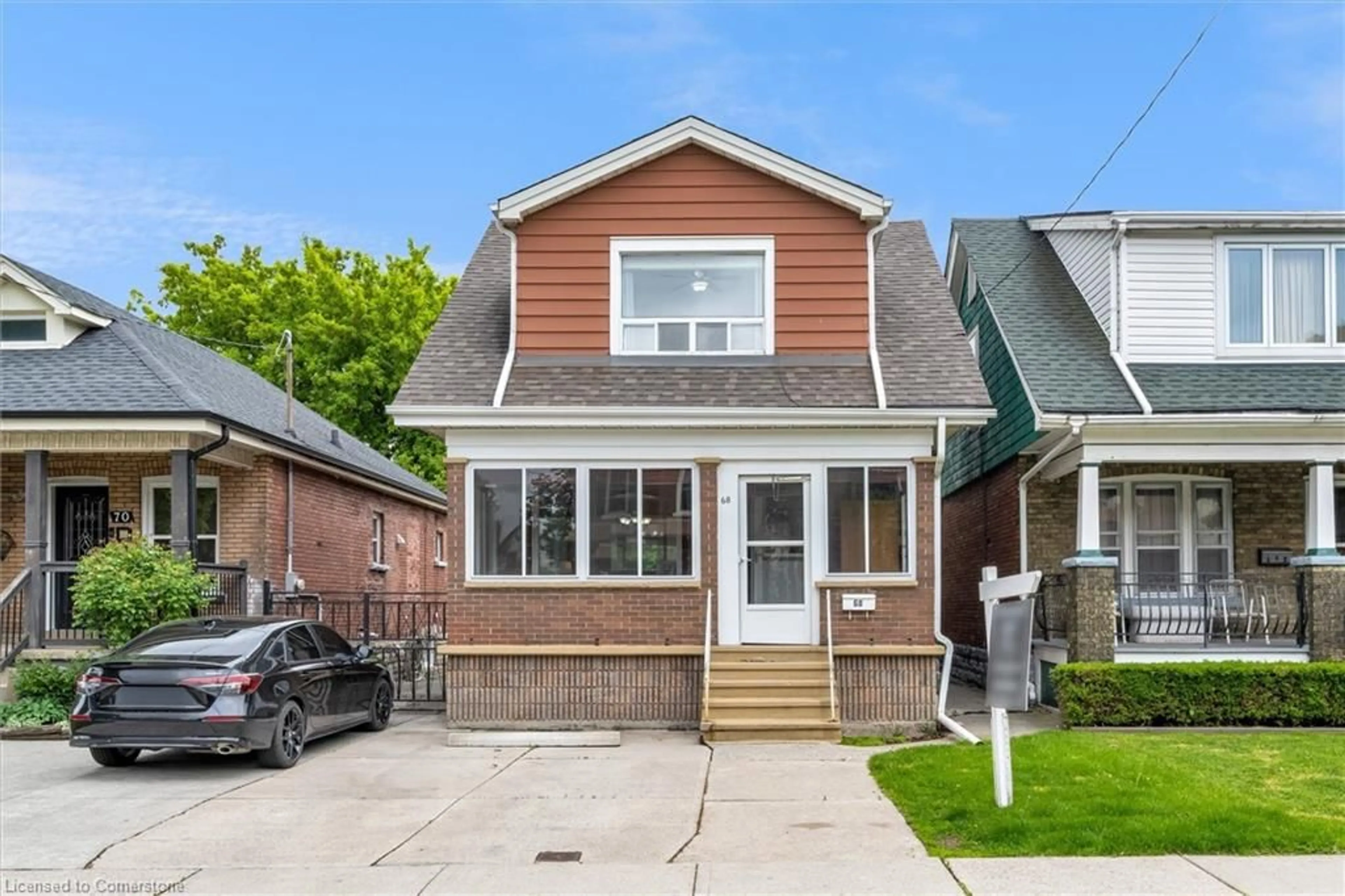 Home with brick exterior material, street for 68 Belmont Ave, Hamilton Ontario L8L 7M1