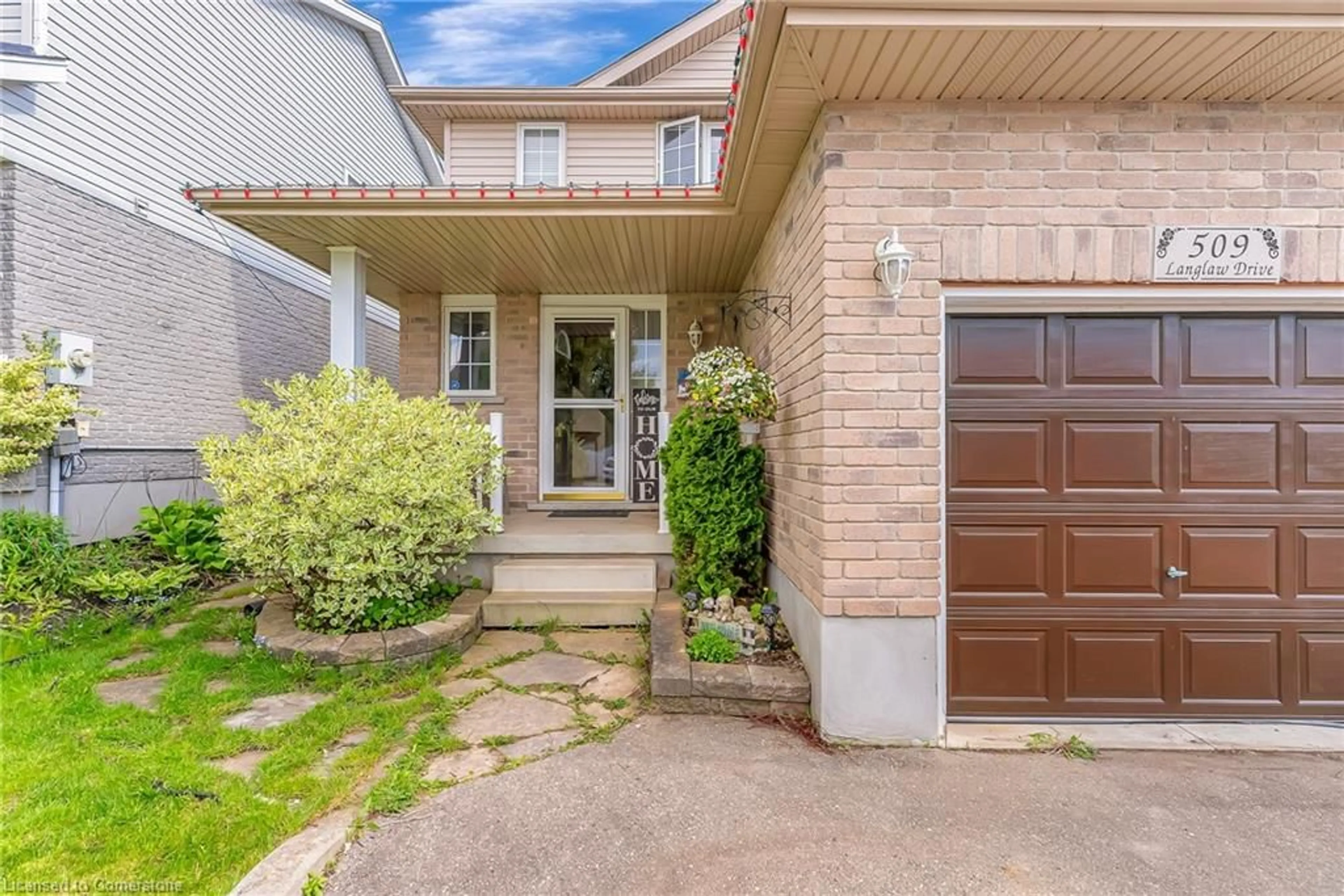 Home with brick exterior material, street for 509 Langlaw Dr, Cambridge Ontario N1P 1H8