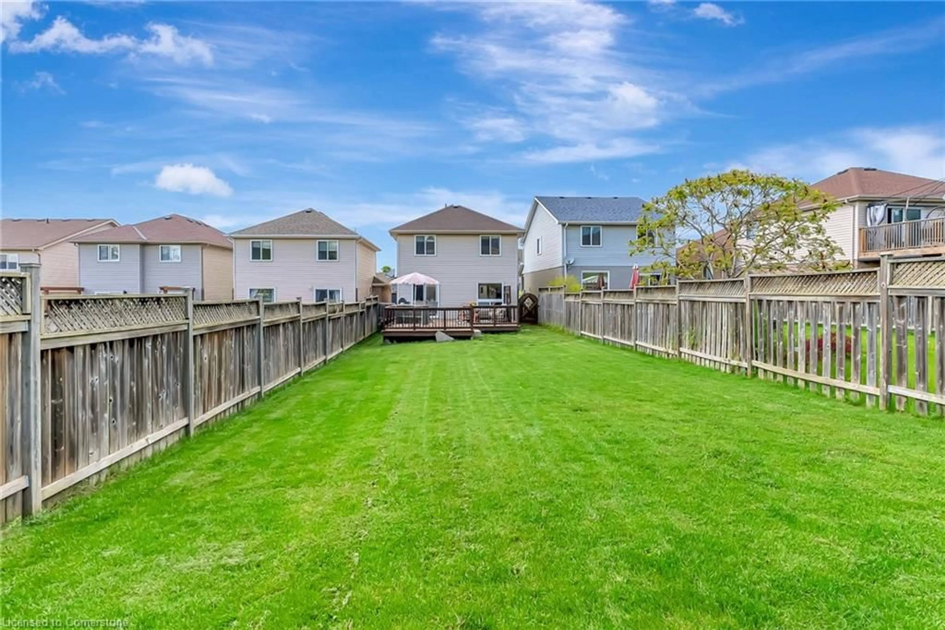A pic from outside/outdoor area/front of a property/back of a property/a pic from drone, water/lake/river/ocean view for 509 Langlaw Dr, Cambridge Ontario N1P 1H8
