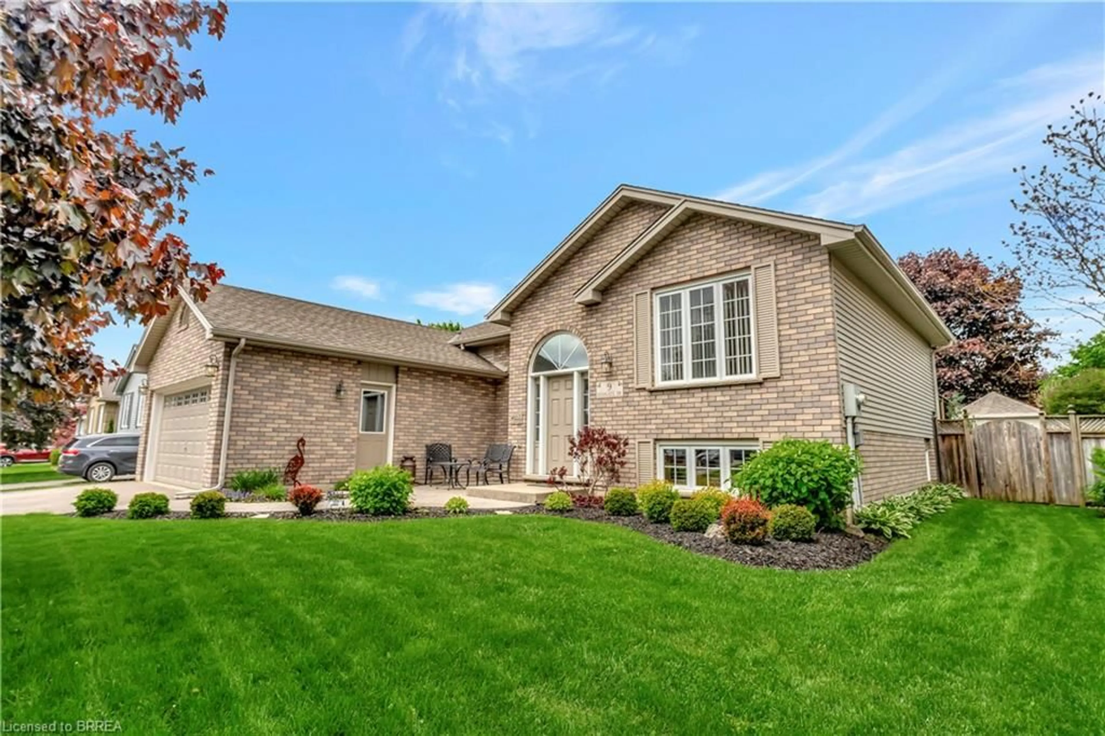 Home with brick exterior material, street for 9 Highgate Drive Dr, St. George Ontario N0E 1N0