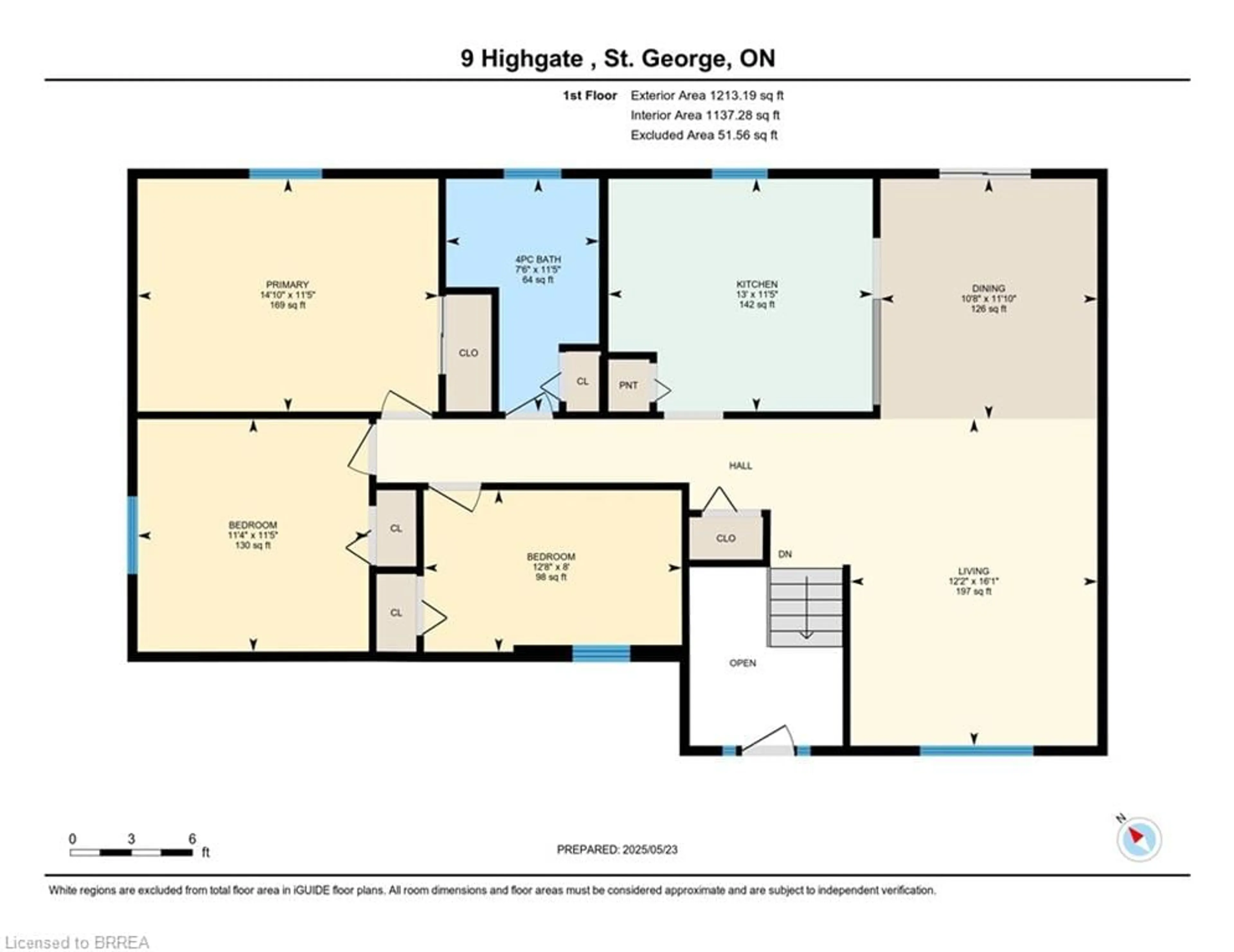 Floor plan for 9 Highgate Drive Dr, St. George Ontario N0E 1N0