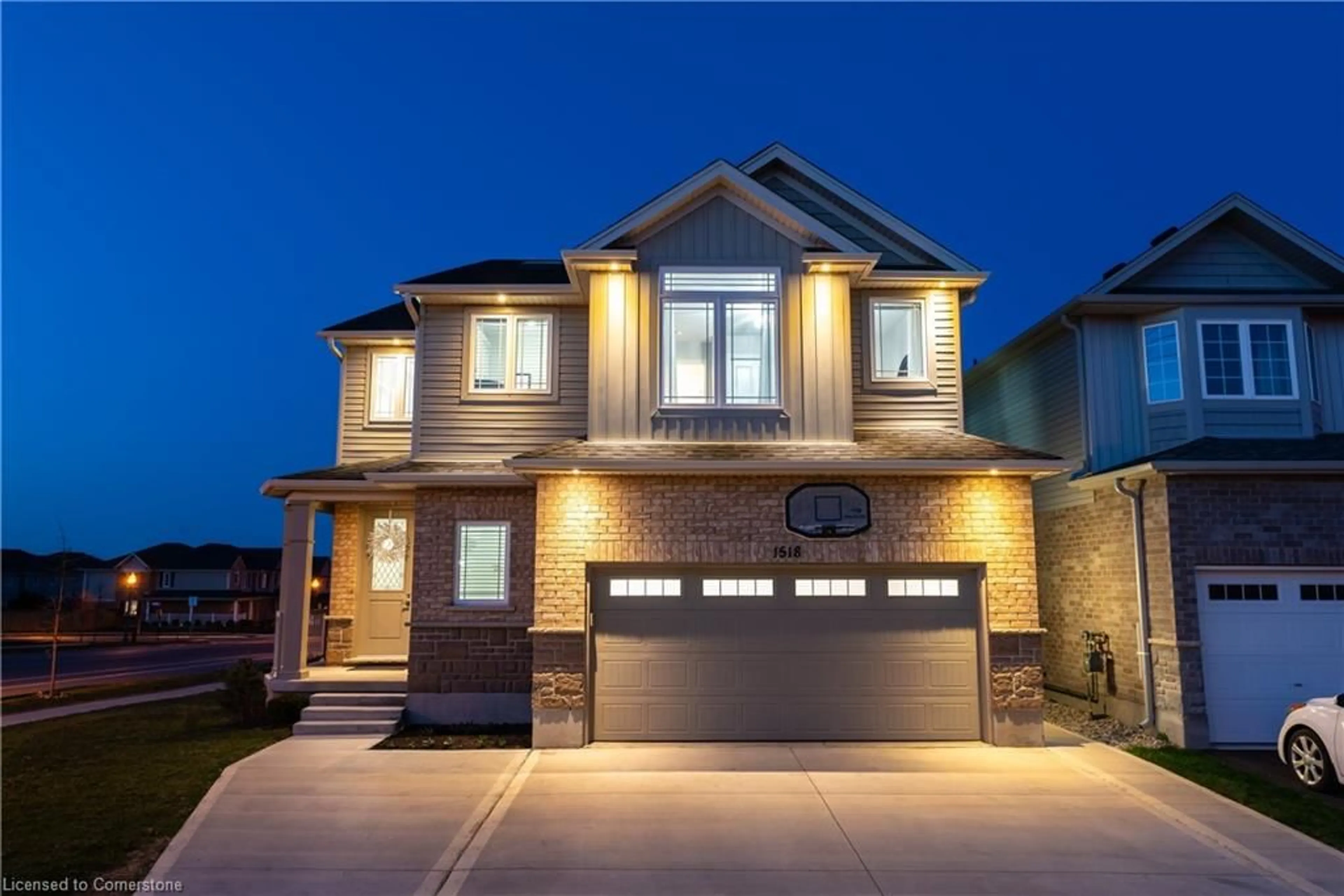 Home with brick exterior material, street for 1518 Old Zeller Dr, Kitchener Ontario N2A 0H3