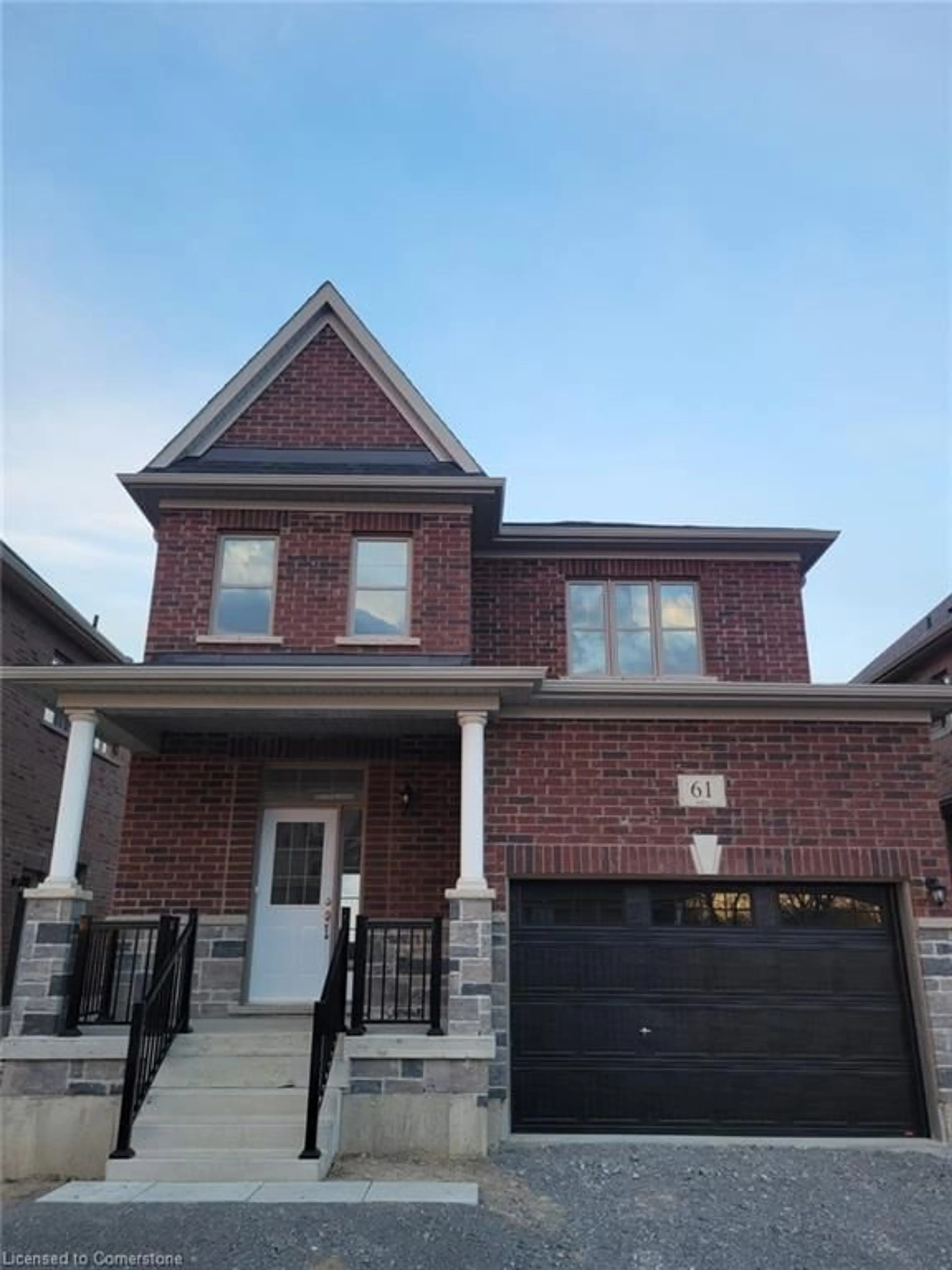 Home with brick exterior material, street for 61 BRETHET Heights, Beeton Ontario L0G 1A0