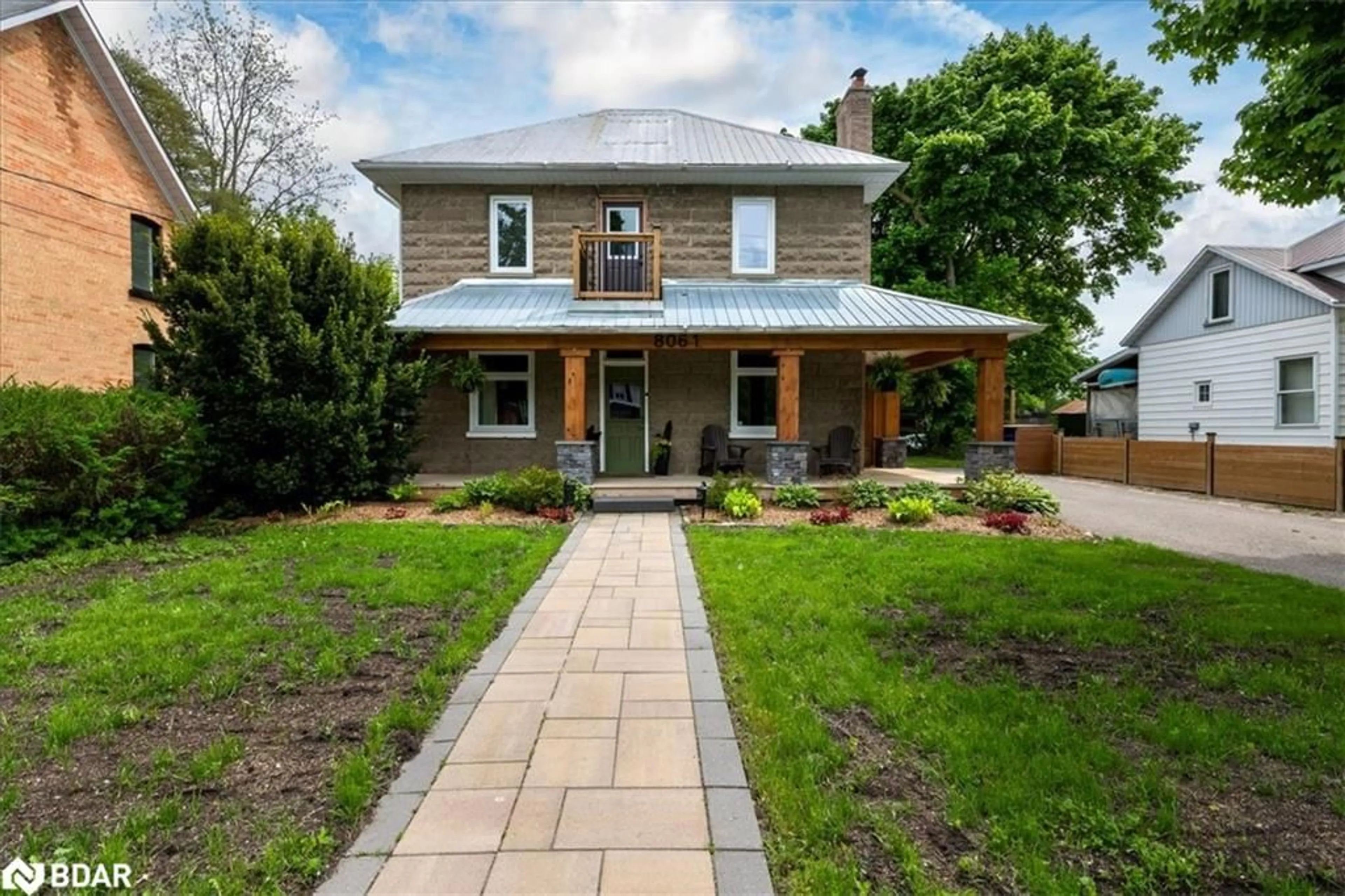 Home with brick exterior material, street for 8061 Main St, Everett Ontario L0M 1J0