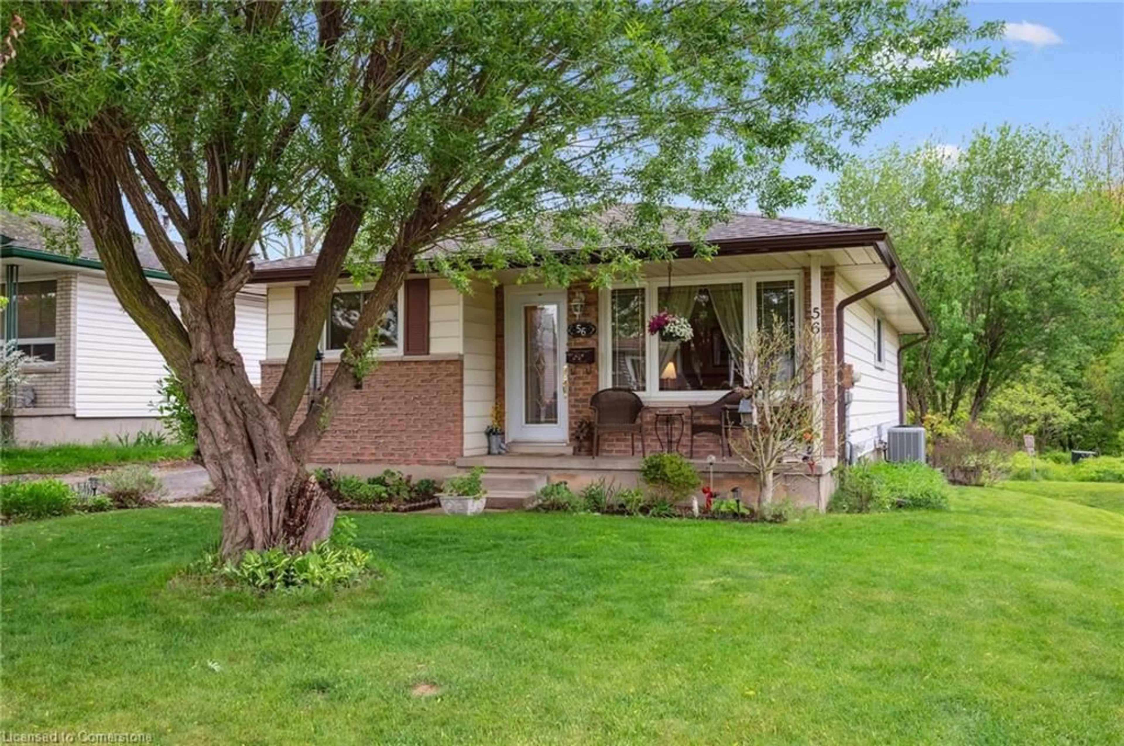 Home with brick exterior material, street for 56 Blackhorne Cres, Kitchener Ontario N2E 1T1