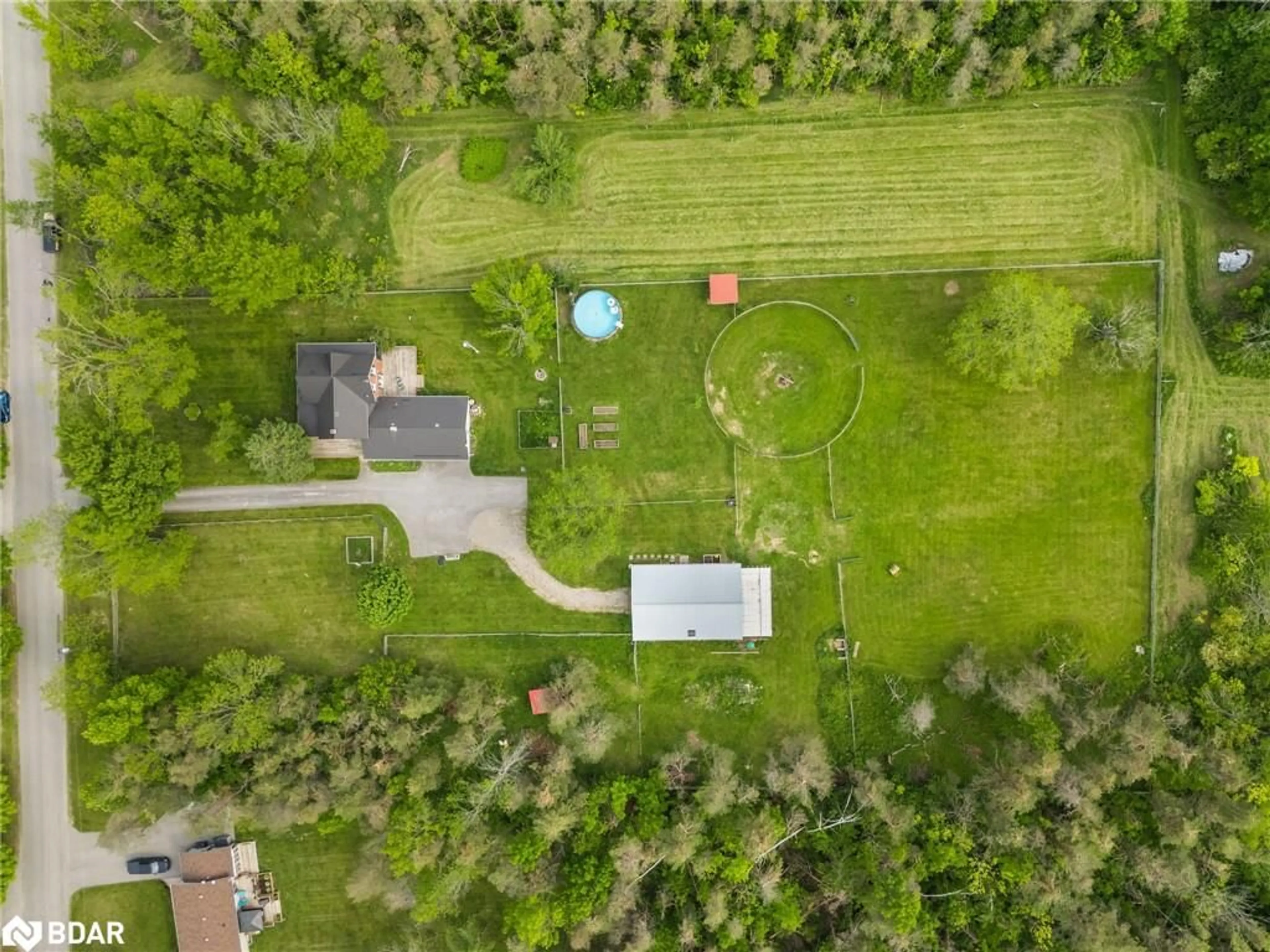 A pic from outside/outdoor area/front of a property/back of a property/a pic from drone, unknown for 3062 Townline Rr5 Line, Coldwater Ontario L0K 1E0