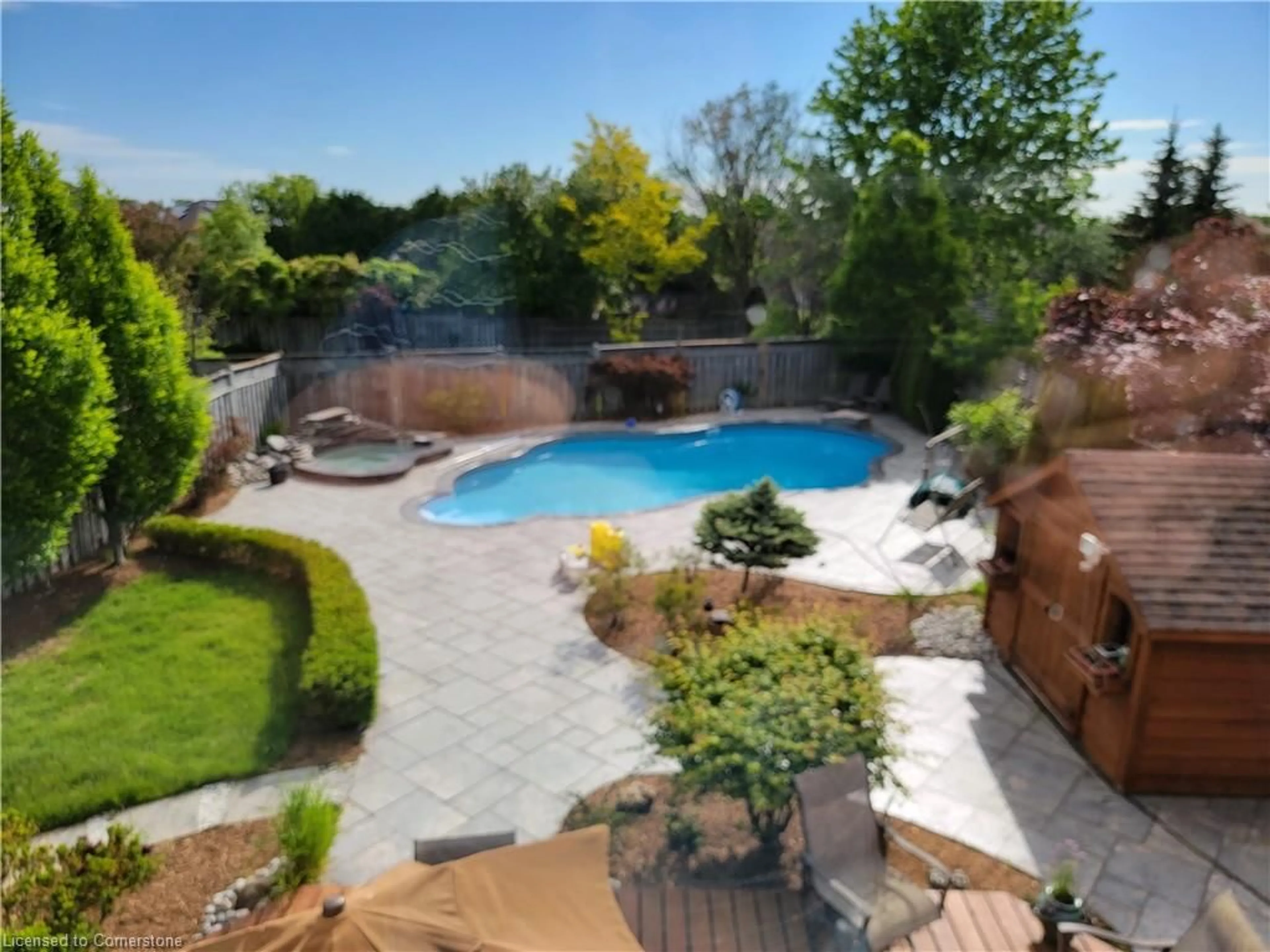 Patio, water/lake/river/ocean view for 24 Canning Cres, Cambridge Ontario N1T 1X2