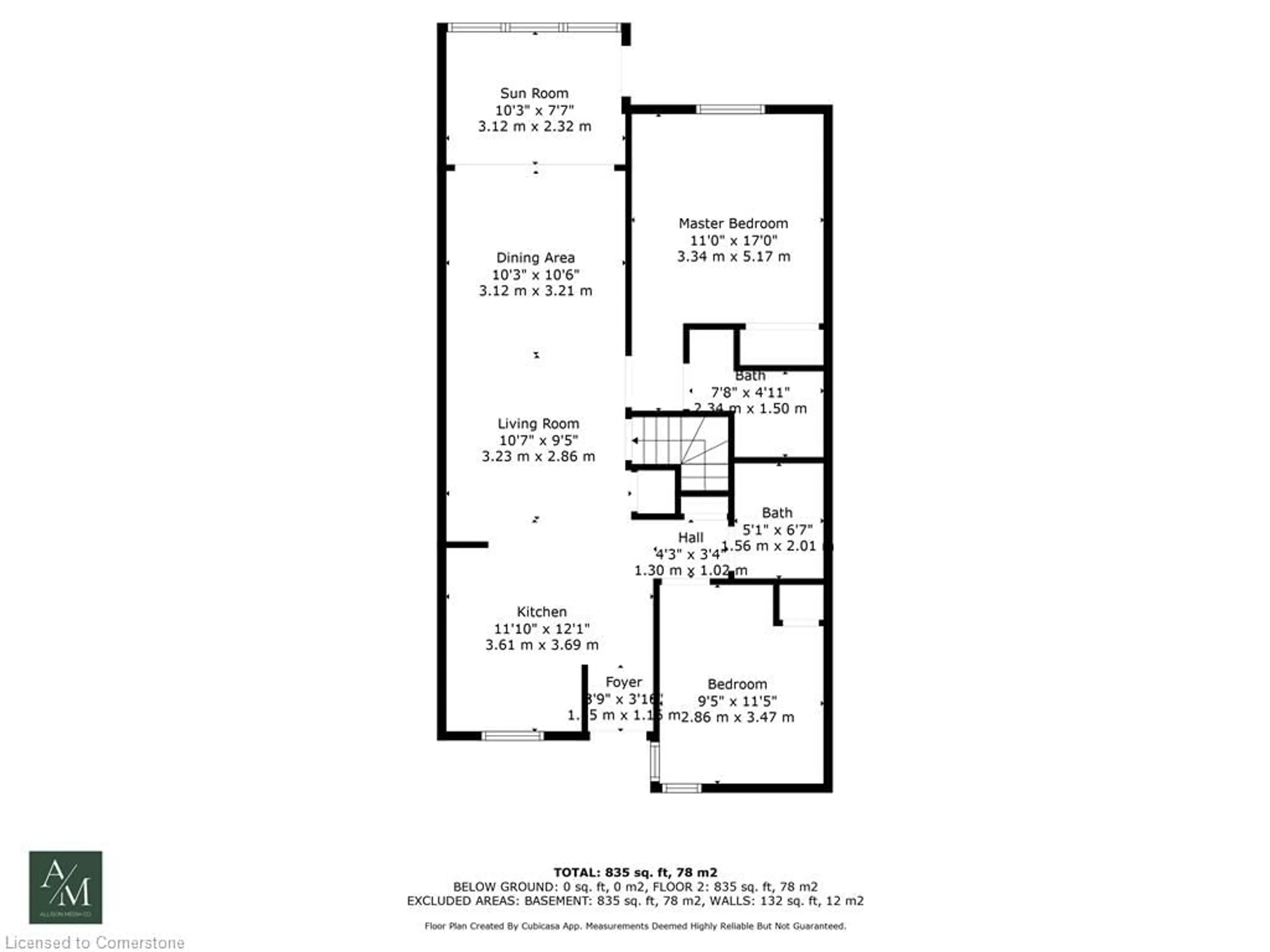 Floor plan for 4107 Cherry Blossom Lane, Vineland Ontario L0R 2C0