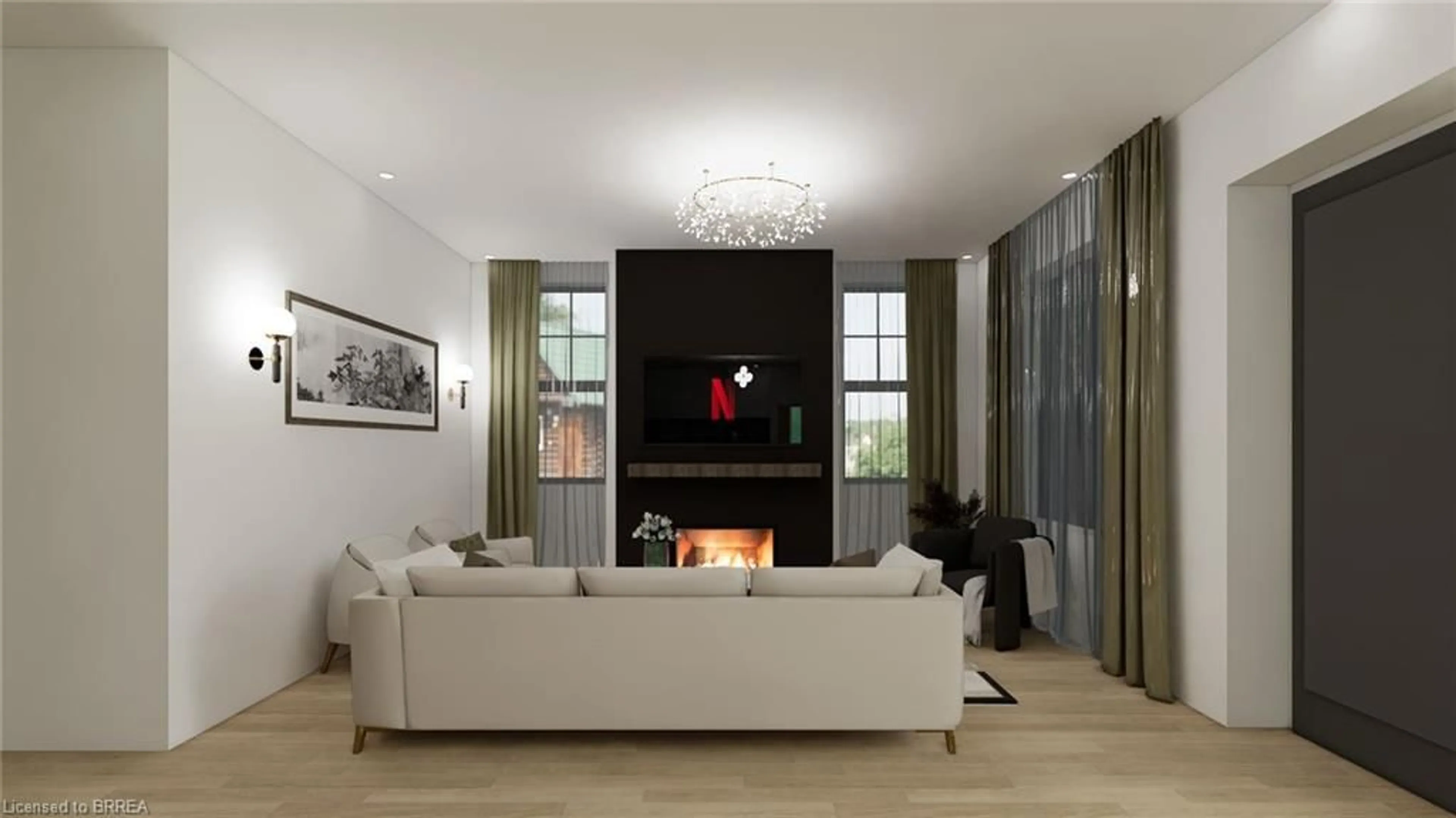 Living room with furniture, unknown for 1757 4th Concession A Rd, St. Williams Ontario N0E 1P0