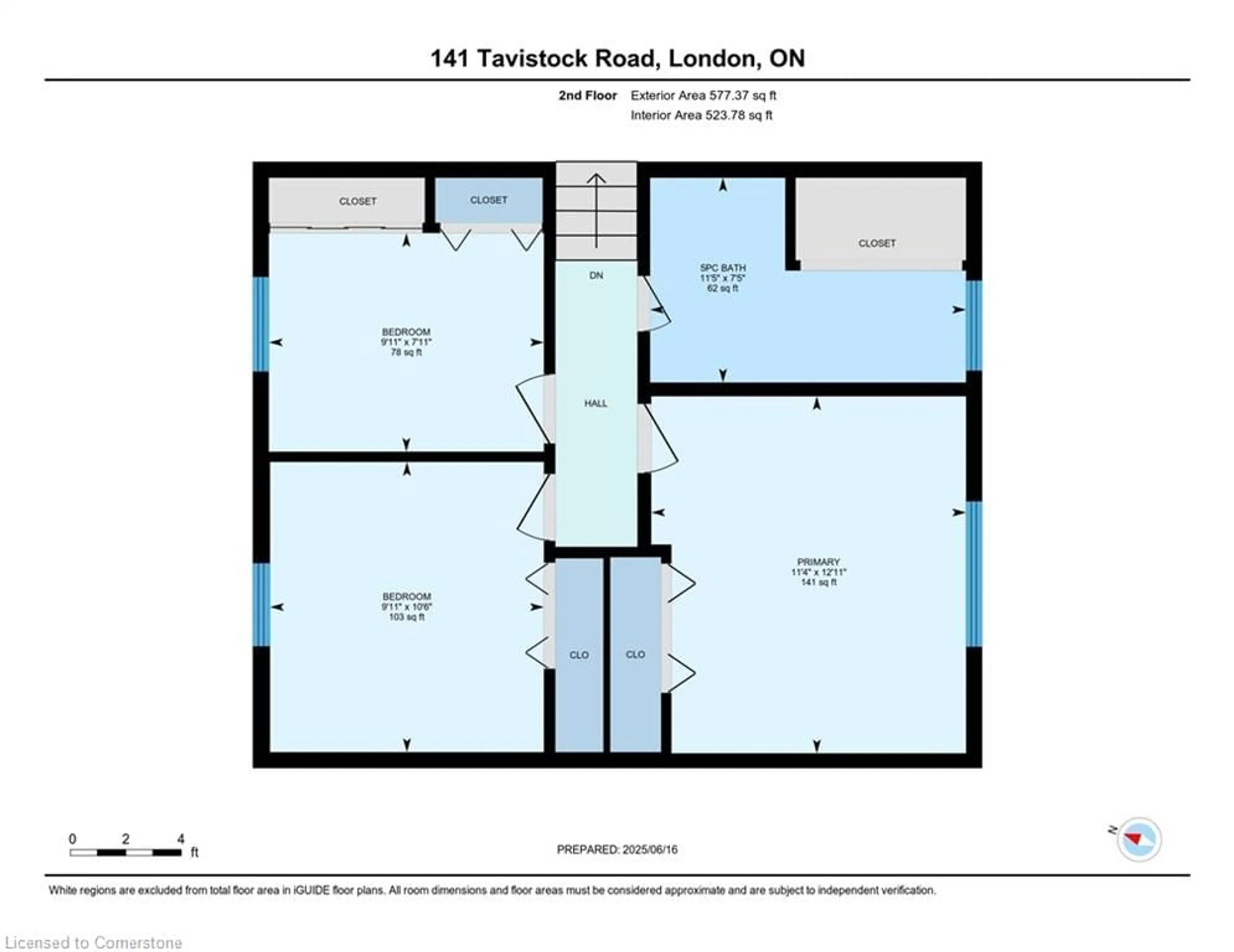 Floor plan for 141 Tavistock Rd, London Ontario N6J 1Z5