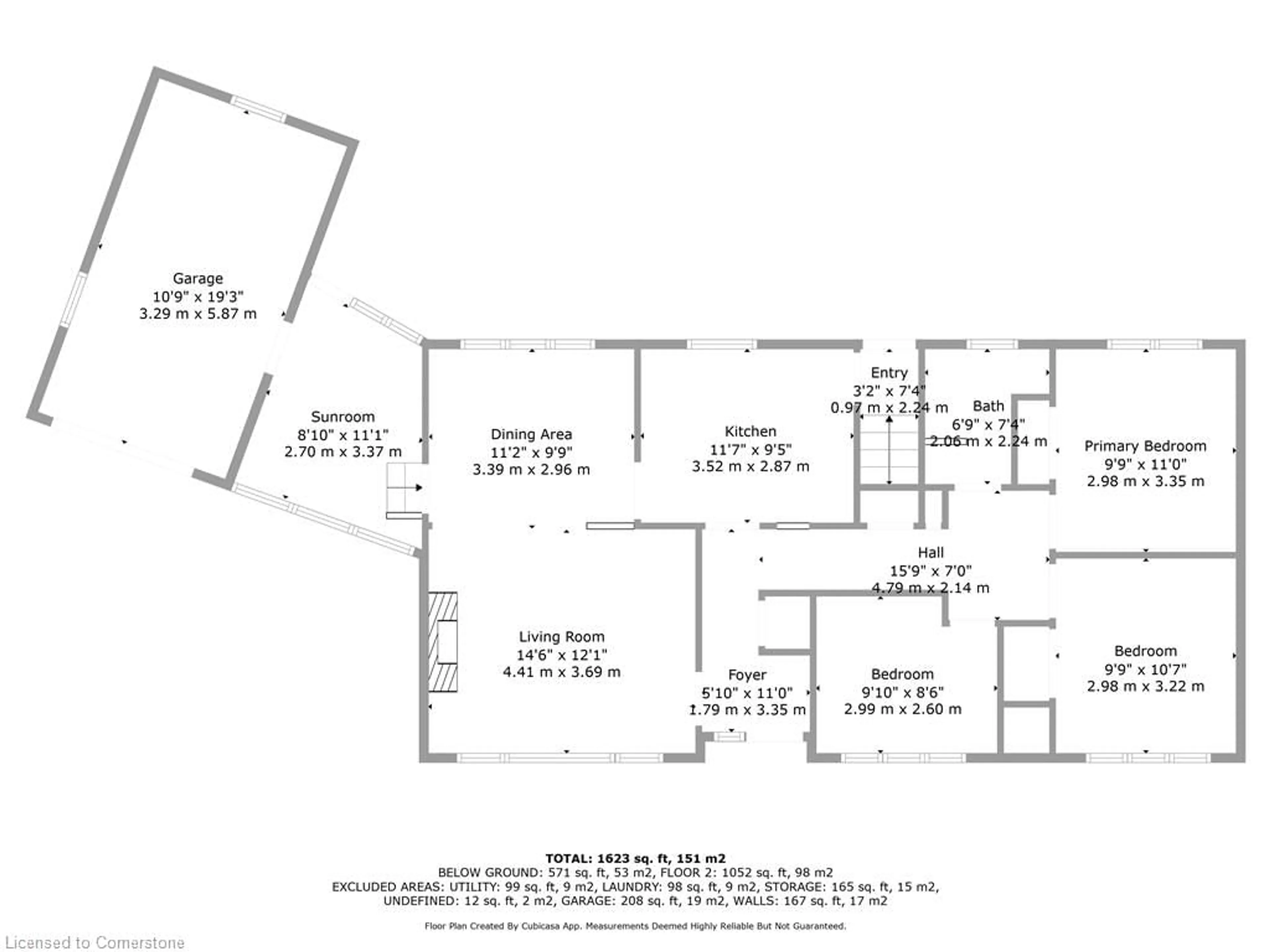 Floor plan for 12 Carrington Crt, Ancaster Ontario L9G 1R1