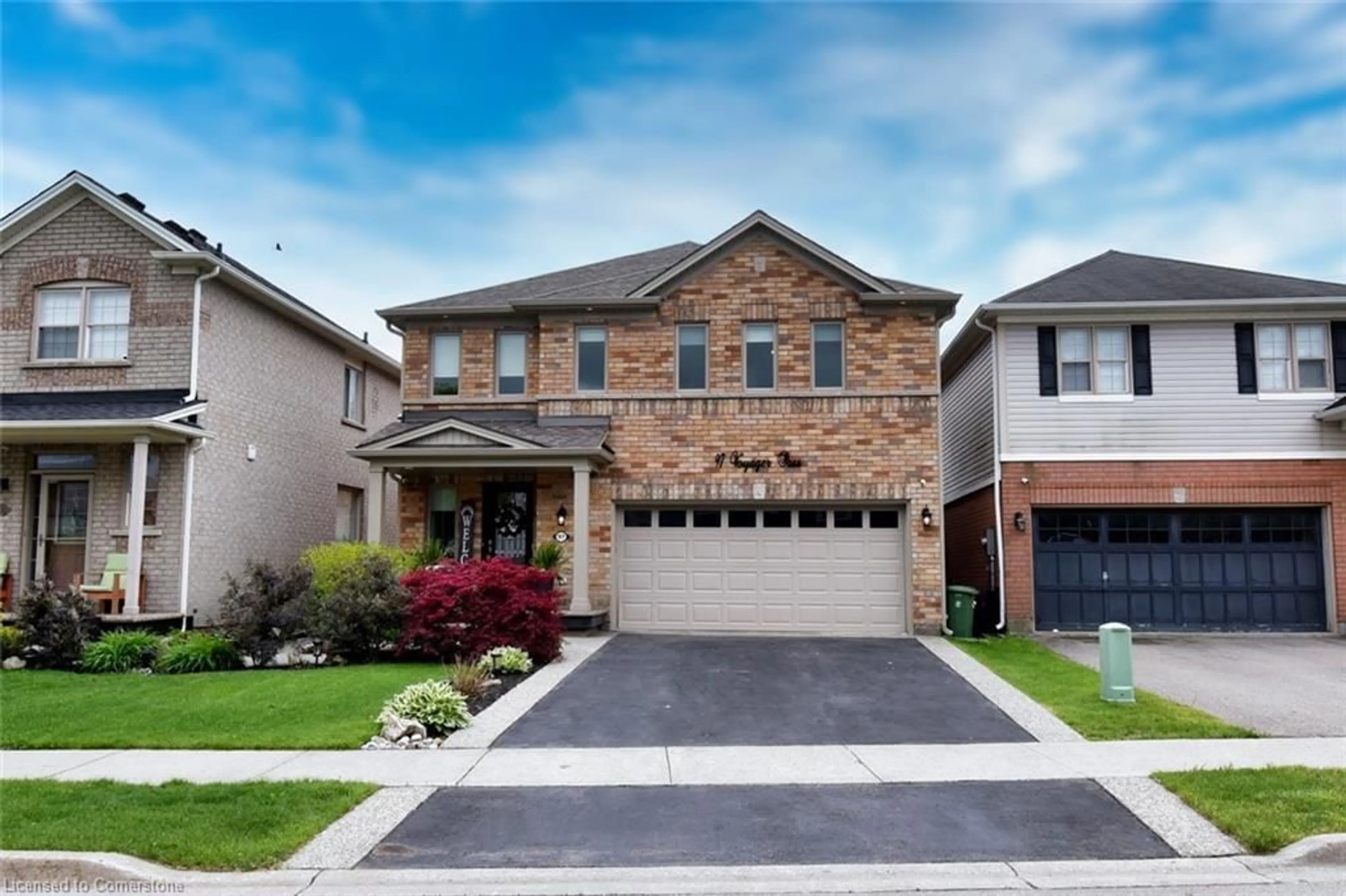 Home with brick exterior material, street for 97 Voyager Pass, Binbrook Ontario L0R 1C0