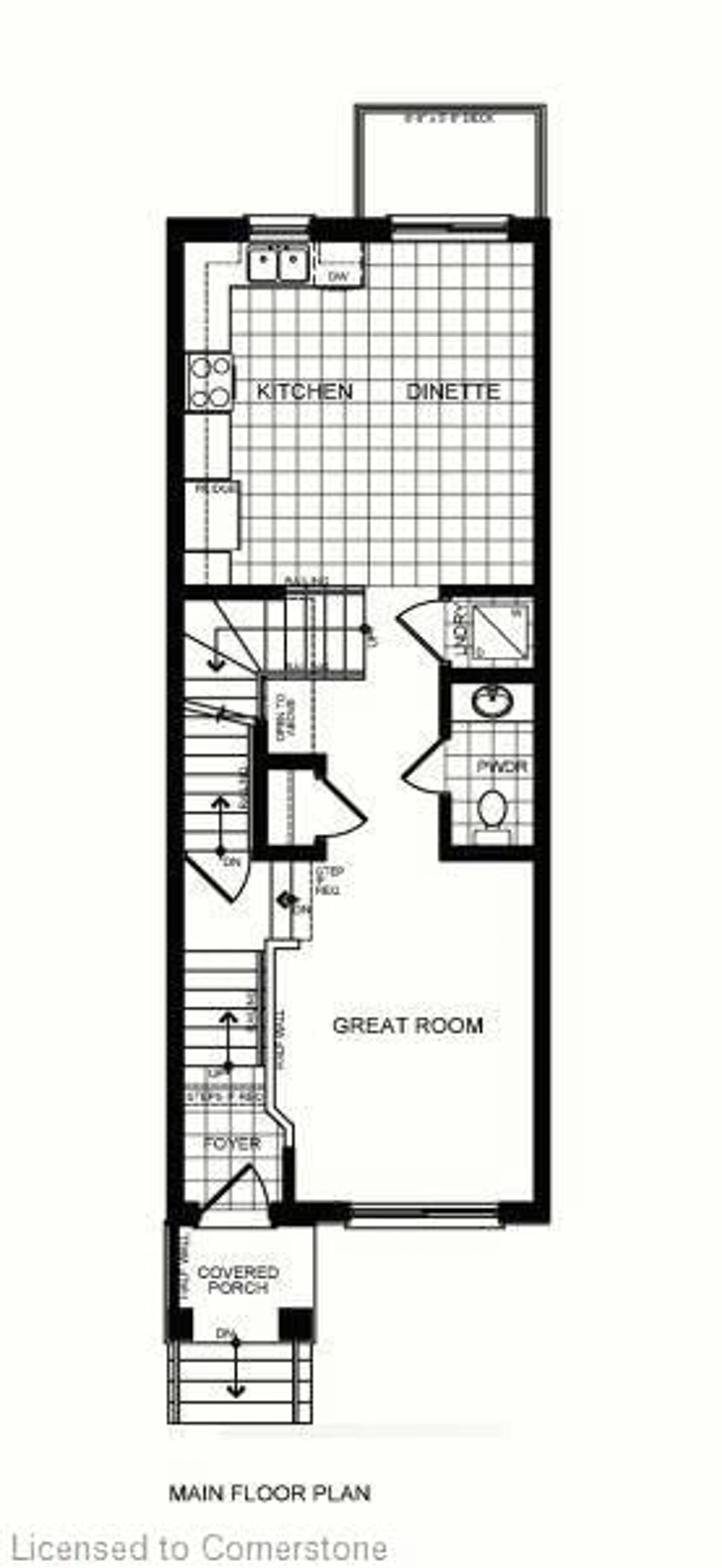Floor plan for 660 Colborne St #53, Brantford Ontario N3T 5L5