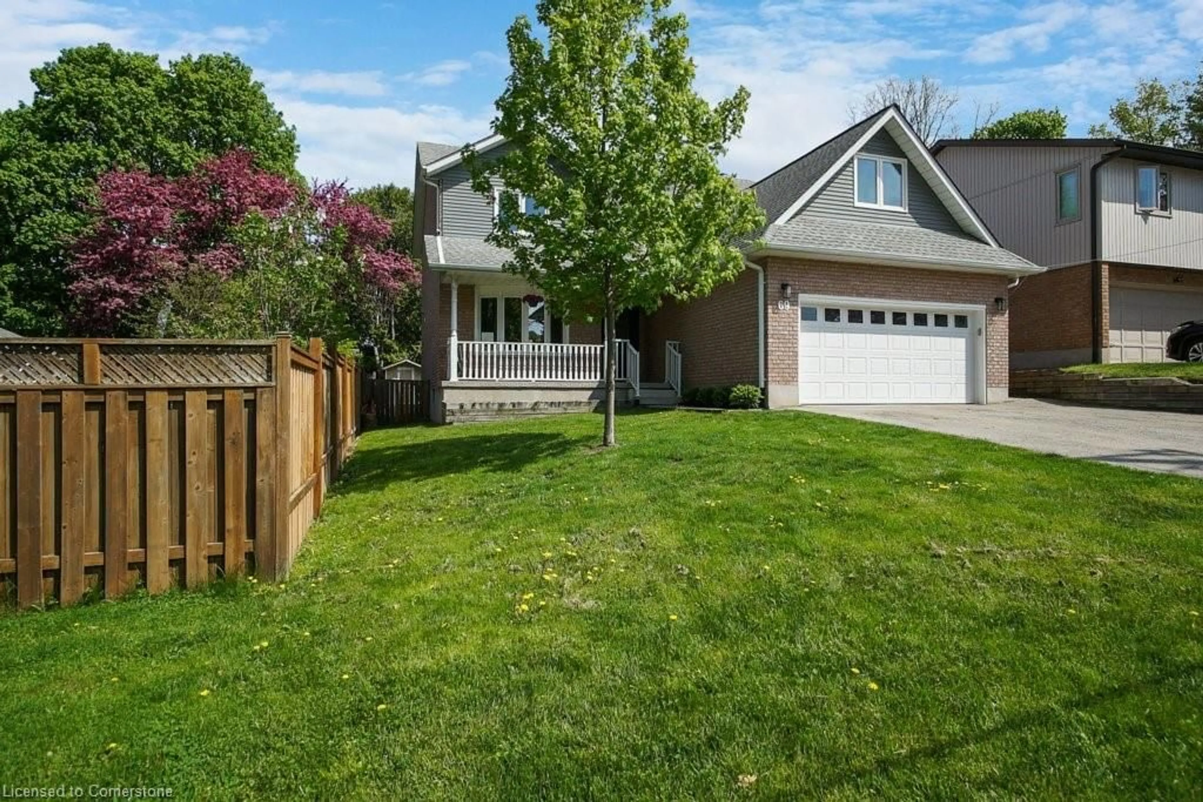 A pic from outside/outdoor area/front of a property/back of a property/a pic from drone, street for 69 Mulberry Dr, Cambridge Ontario N3C 3S9
