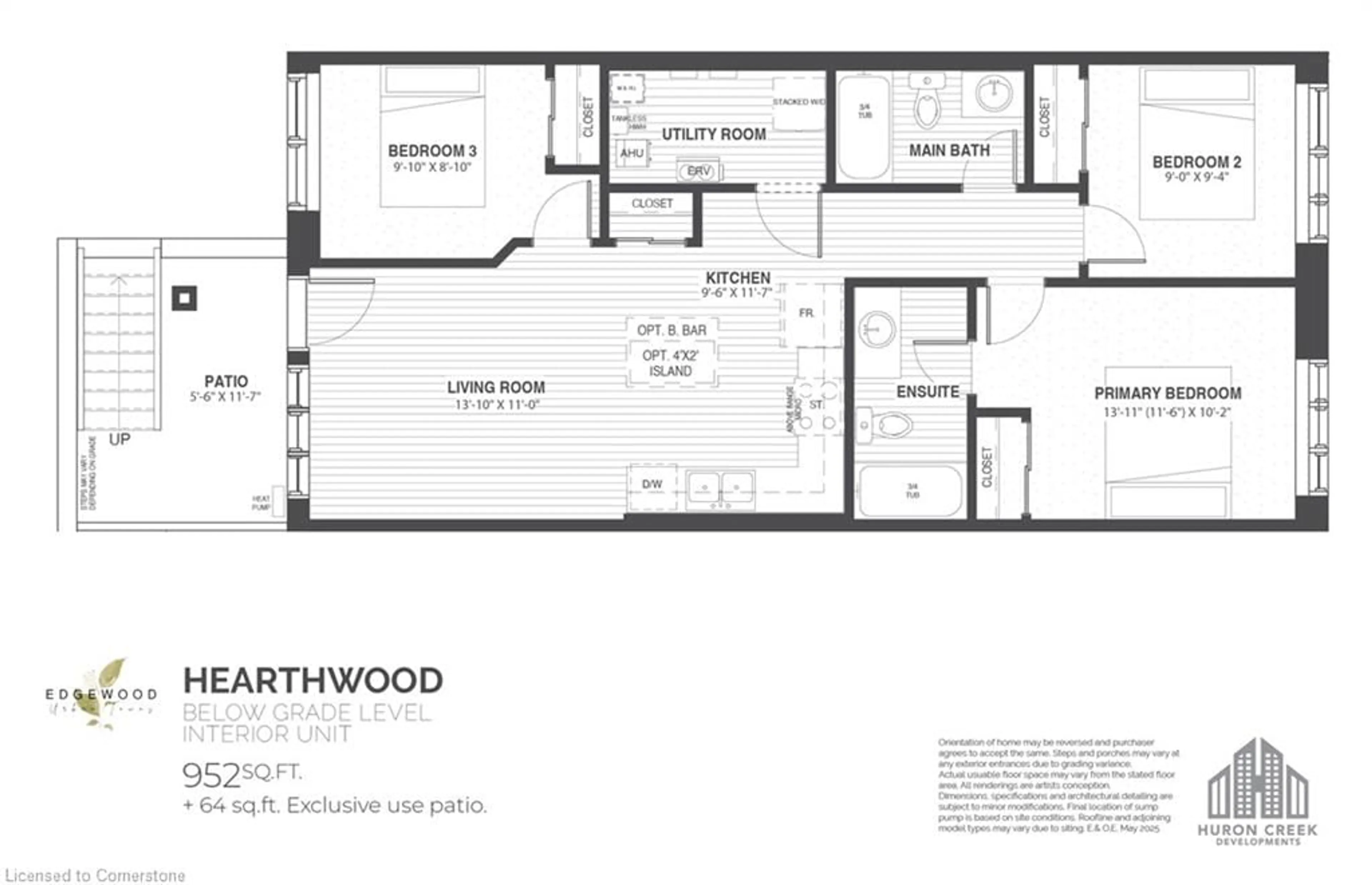 Floor plan for 2135 Strasburg Rd #8, Kitchener Ontario N2L 0C7