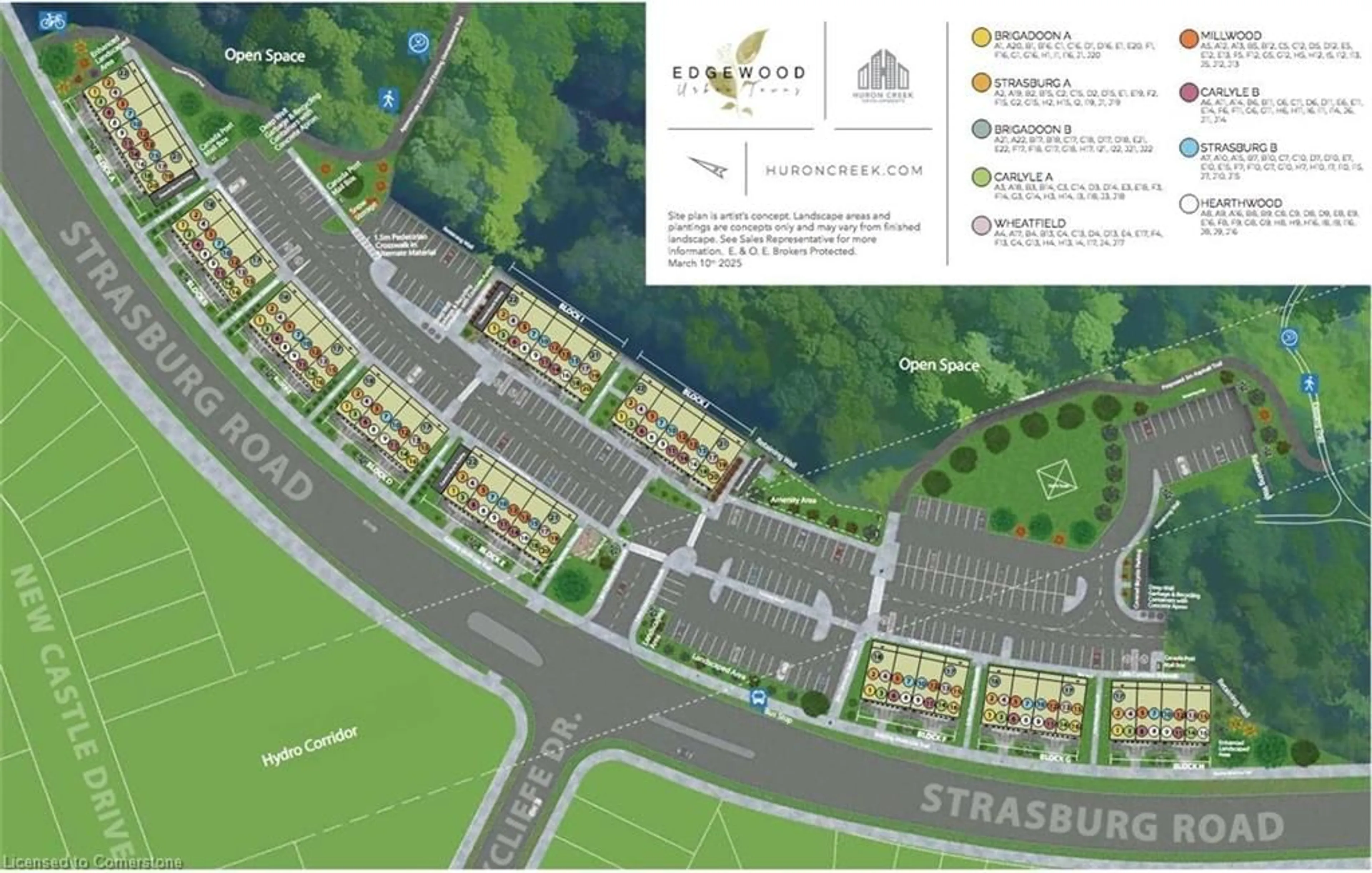Floor plan for 2135 Strasburg Rd #8, Kitchener Ontario N2L 0C7