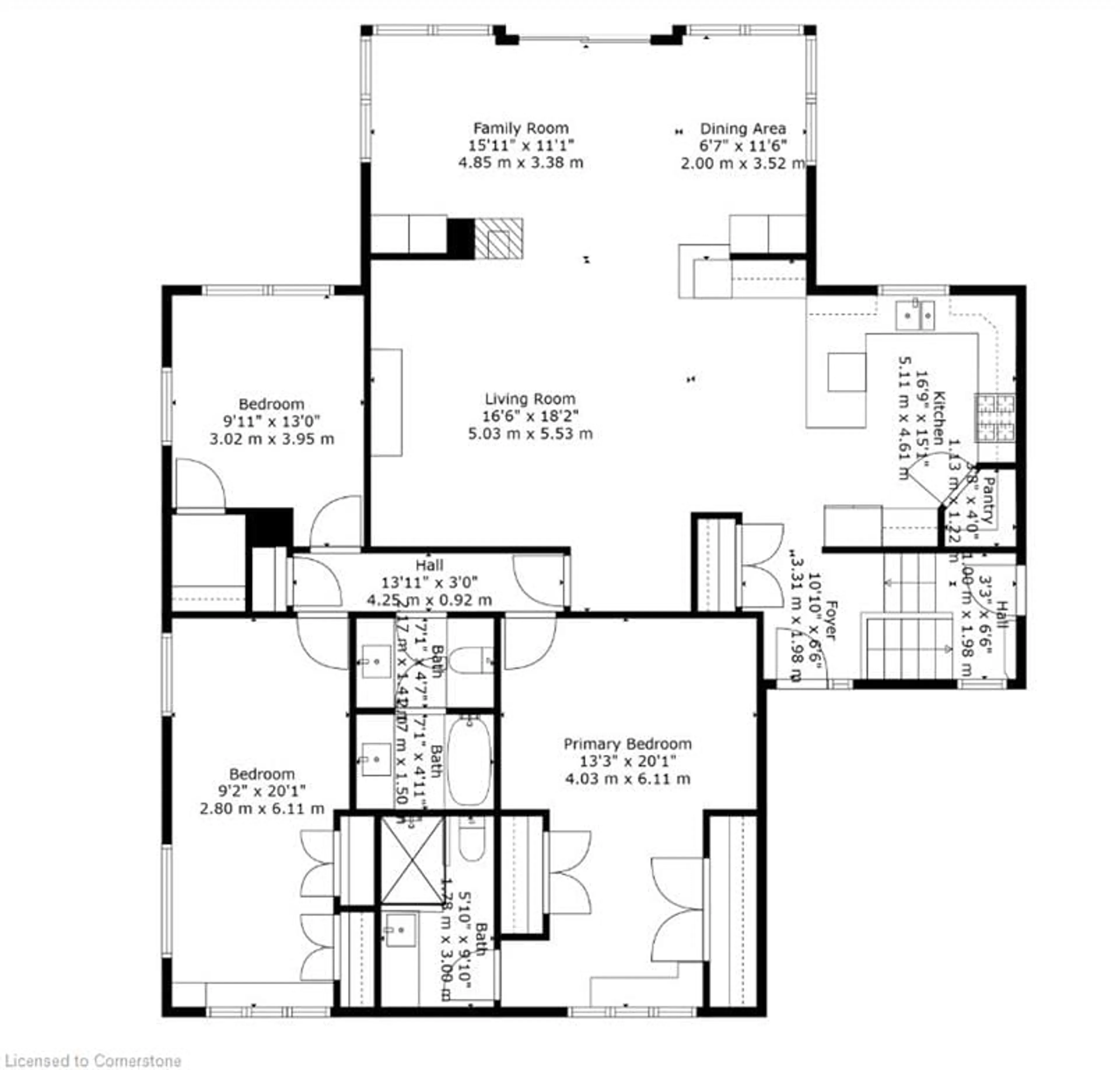 Floor plan for 4 Southmeadow Crt, Stoney Creek Ontario L8G 3H2