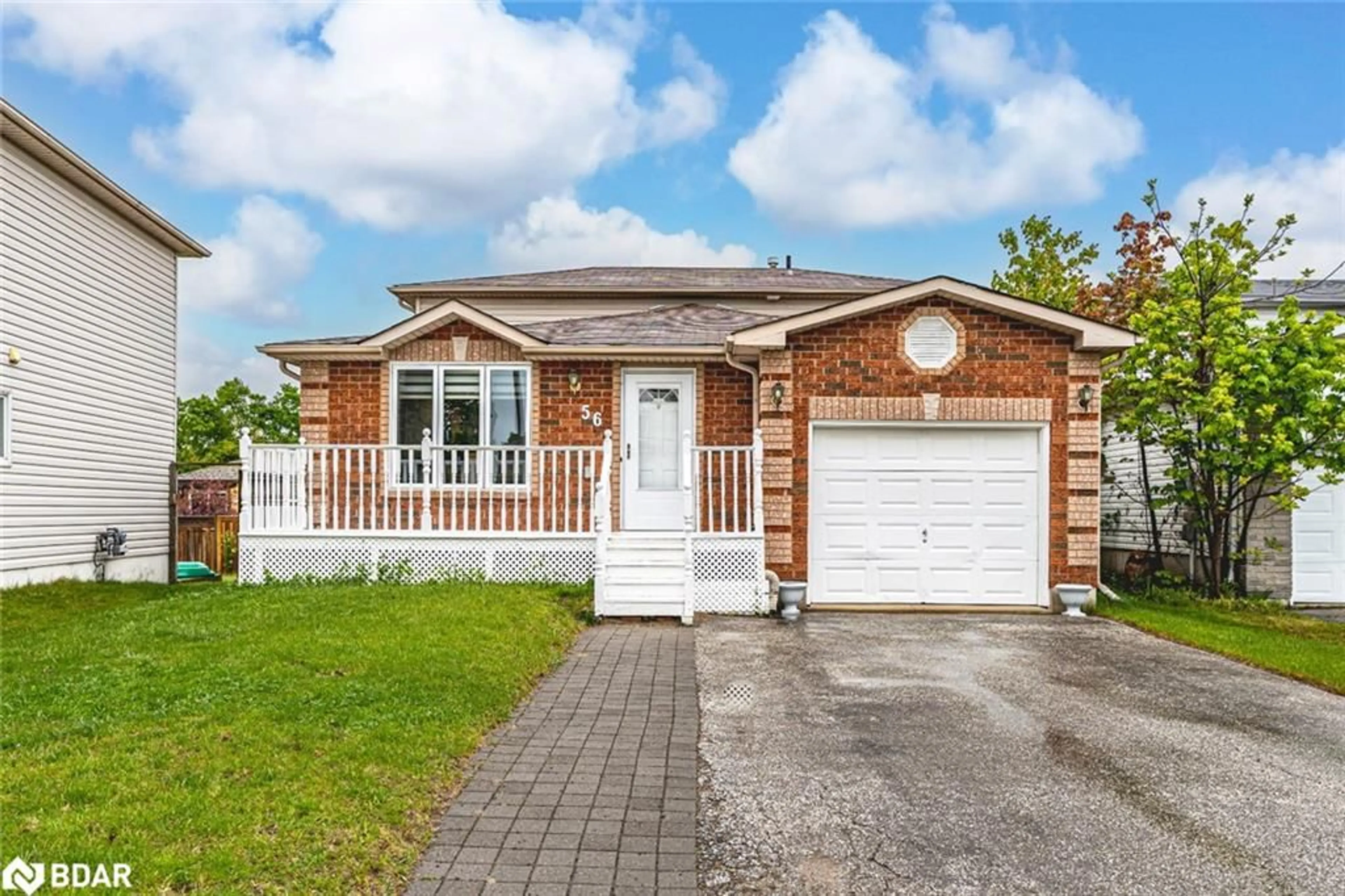Home with brick exterior material, street for 56 Rundle Cres, Barrie Ontario L4N 8E6