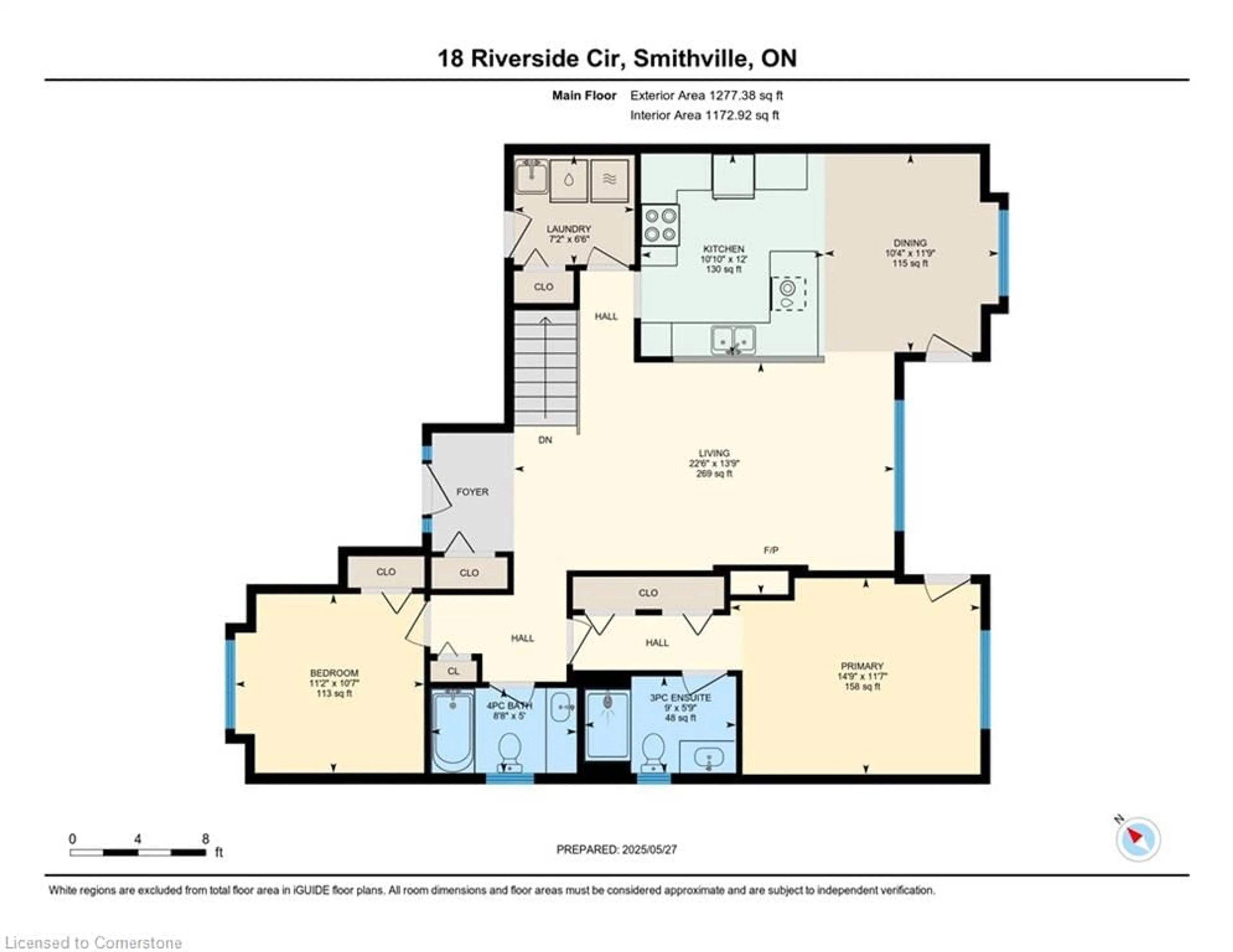 Floor plan for 18 Riverside Cir, Smithville Ontario L0R 2A0