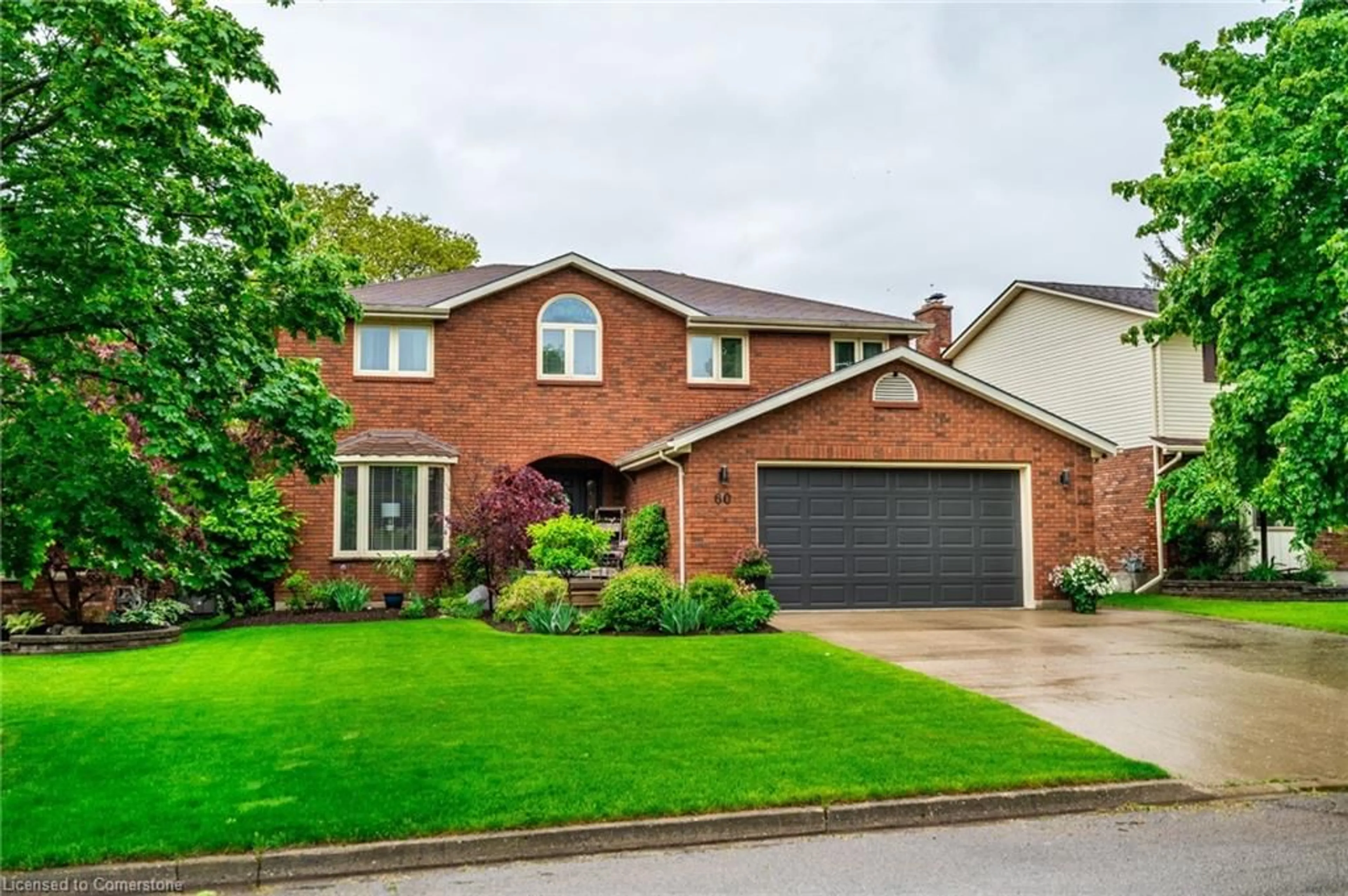 Home with brick exterior material, street for 60 Lee Ave, Simcoe Ontario N3Y 5B2