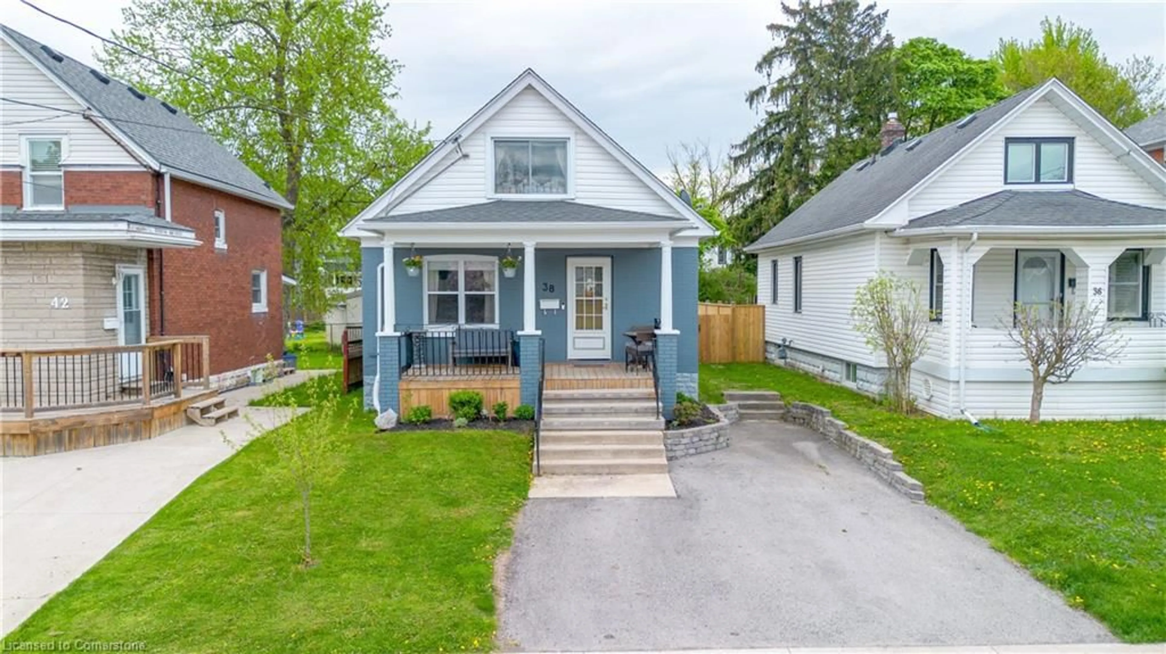 Home with vinyl exterior material, street for 38 Margery Rd, Welland Ontario L3B 2P6