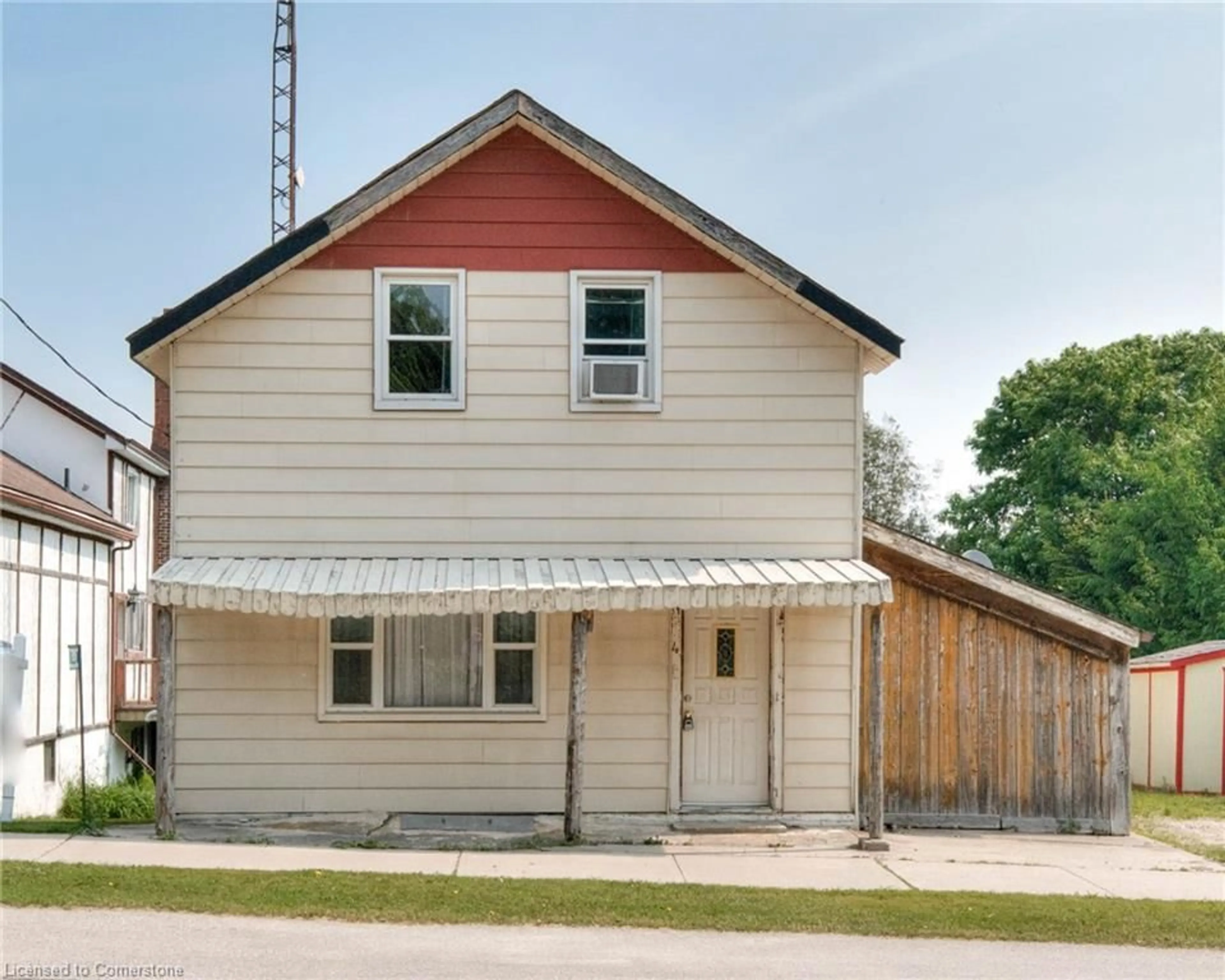 Home with vinyl exterior material, street for 7811 Wellington 45 Rd, Glen Allan Ontario N0B 2S0