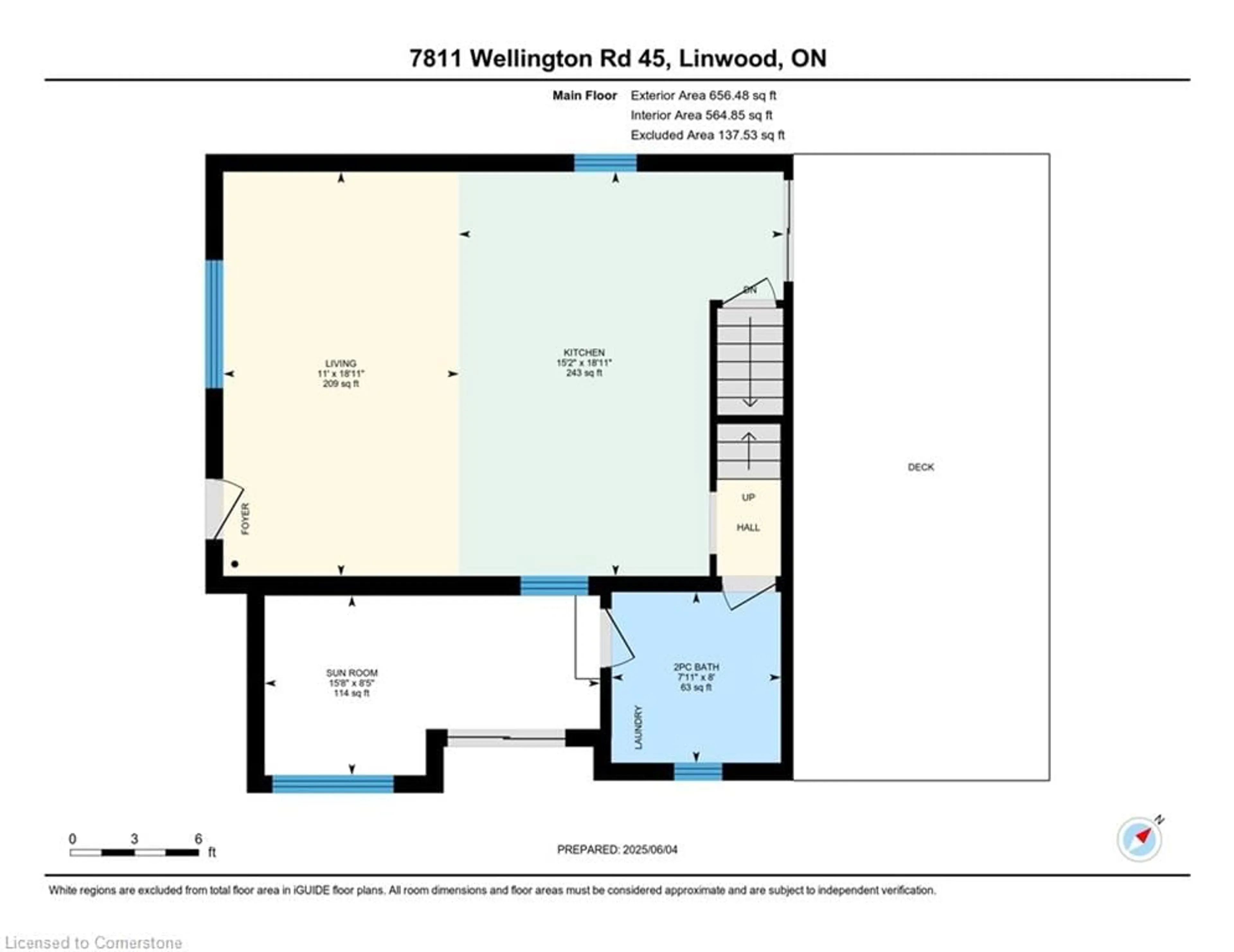 Floor plan for 7811 Wellington 45 Rd, Glen Allan Ontario N0B 2S0
