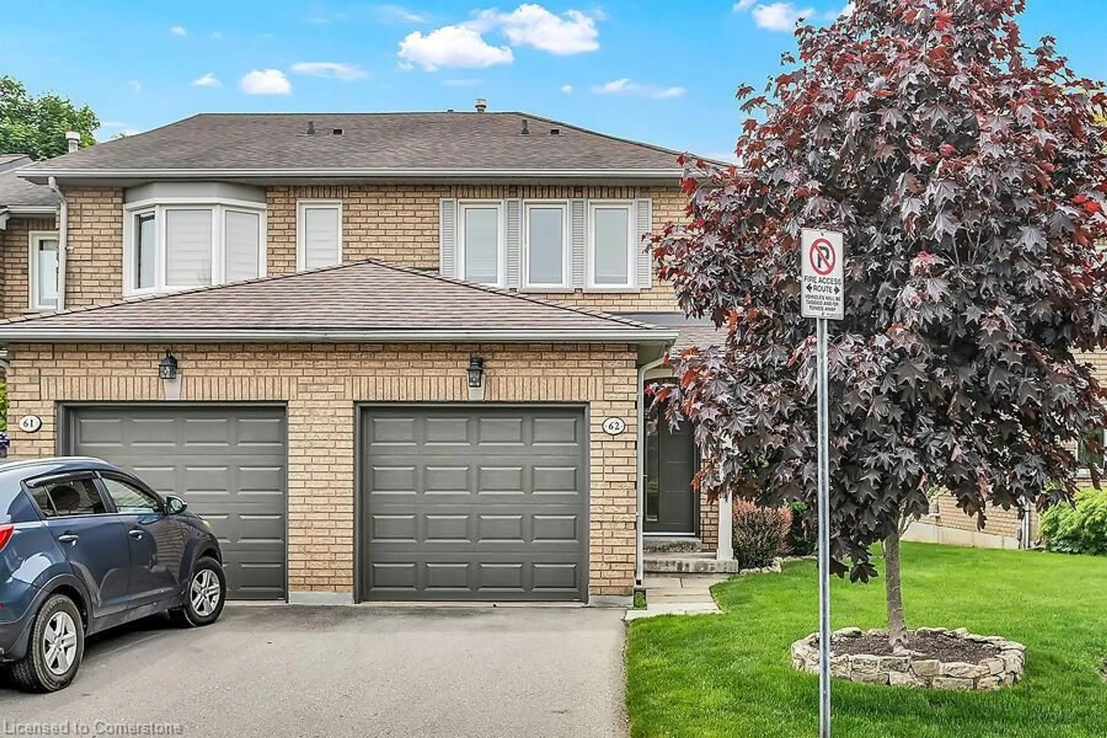 Home with brick exterior material, street for 11 Pirie Dr #62, Dundas Ontario L9H 6Z6