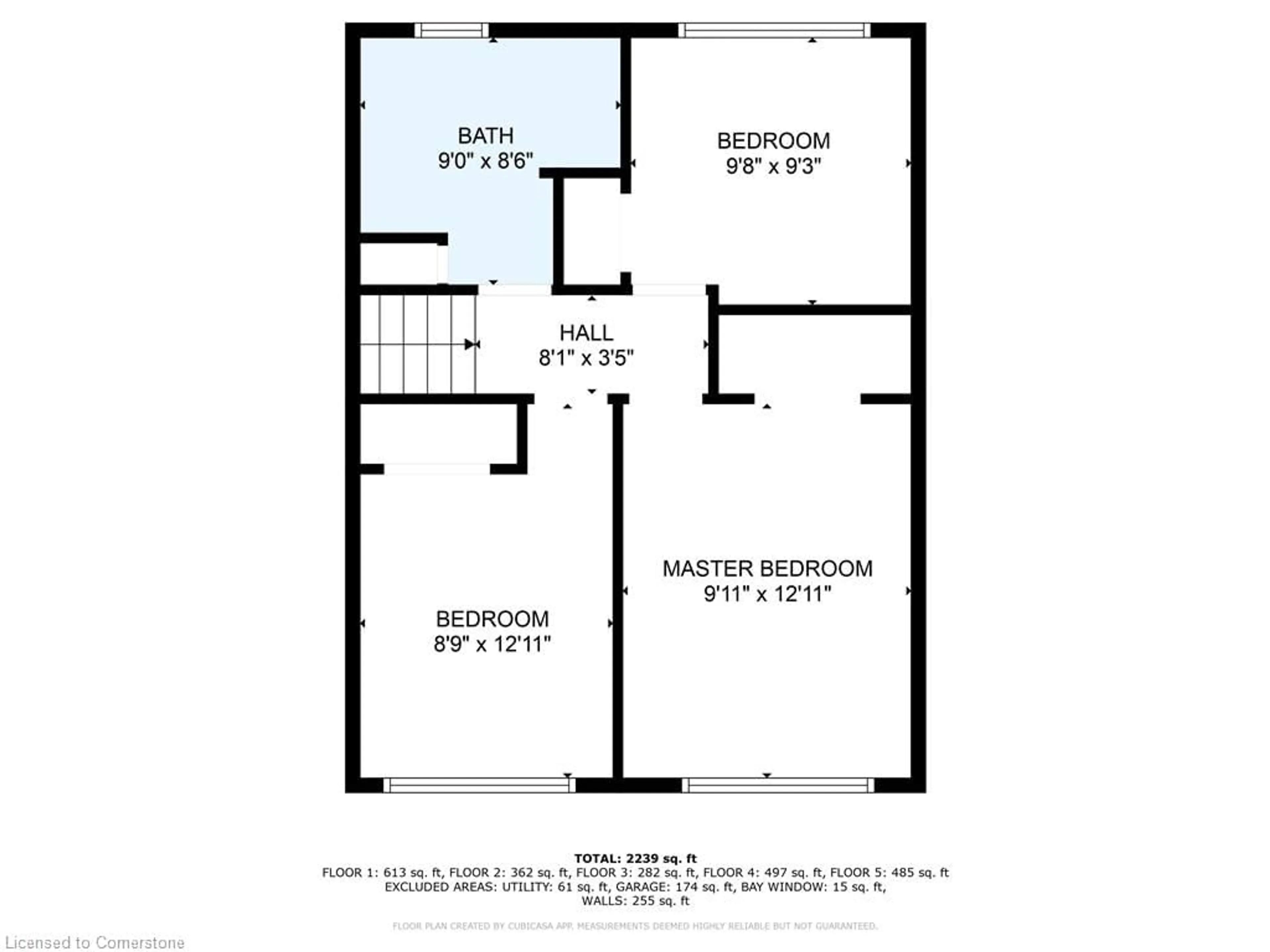 Floor plan for 35 Cloke Crt, Hamilton Ontario L8T 1N4