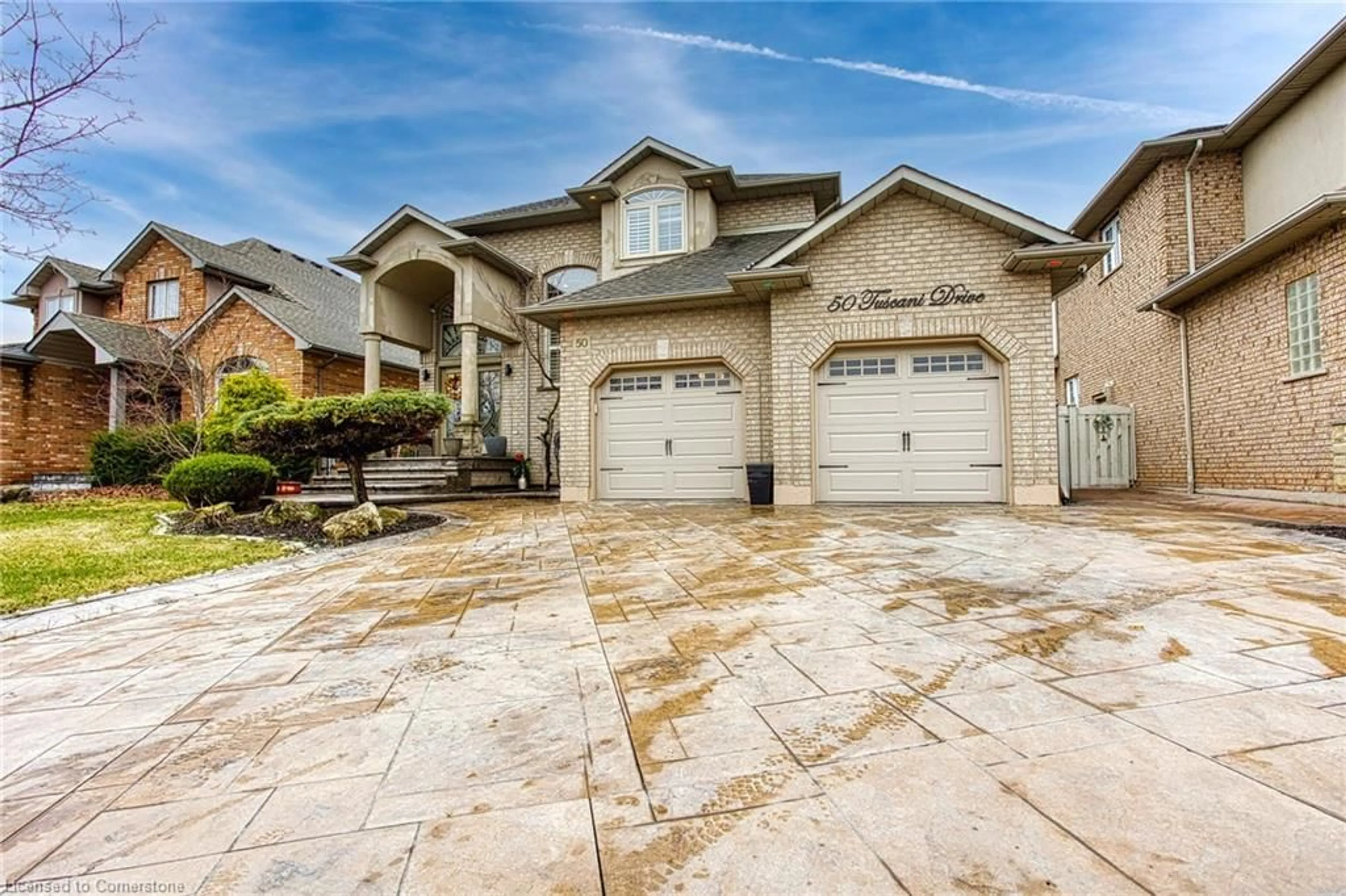 Home with brick exterior material, street for 50 Tuscani Dr, Hamilton Ontario L8E 5W4