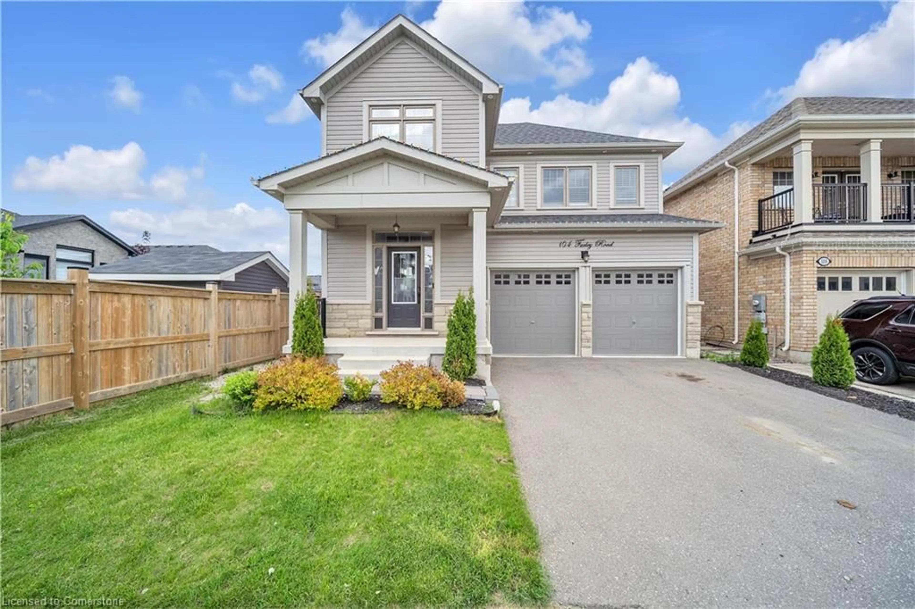 Home with brick exterior material, street for 104 Farley Rd, Fergus Ontario N1M 0H2