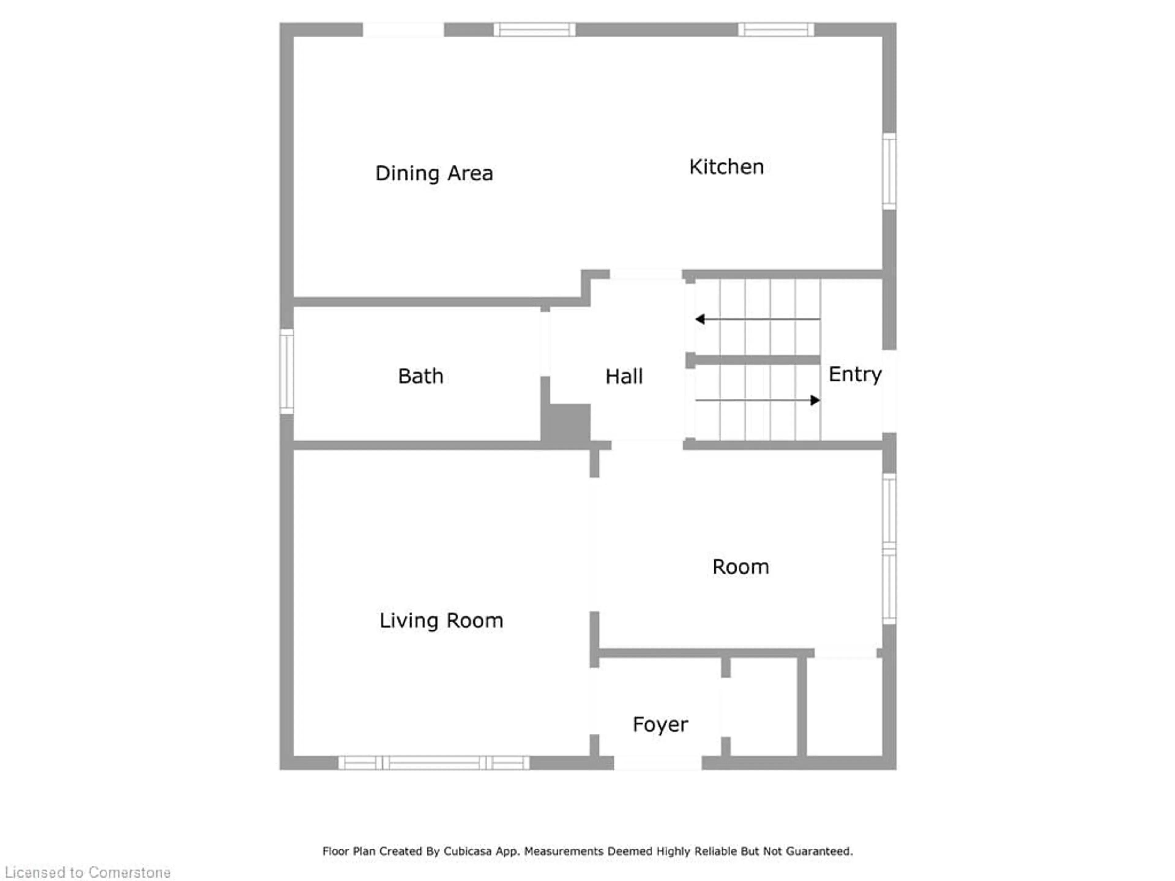 Floor plan for 623 Queensdale Ave, Hamilton Ontario L8V 1L8