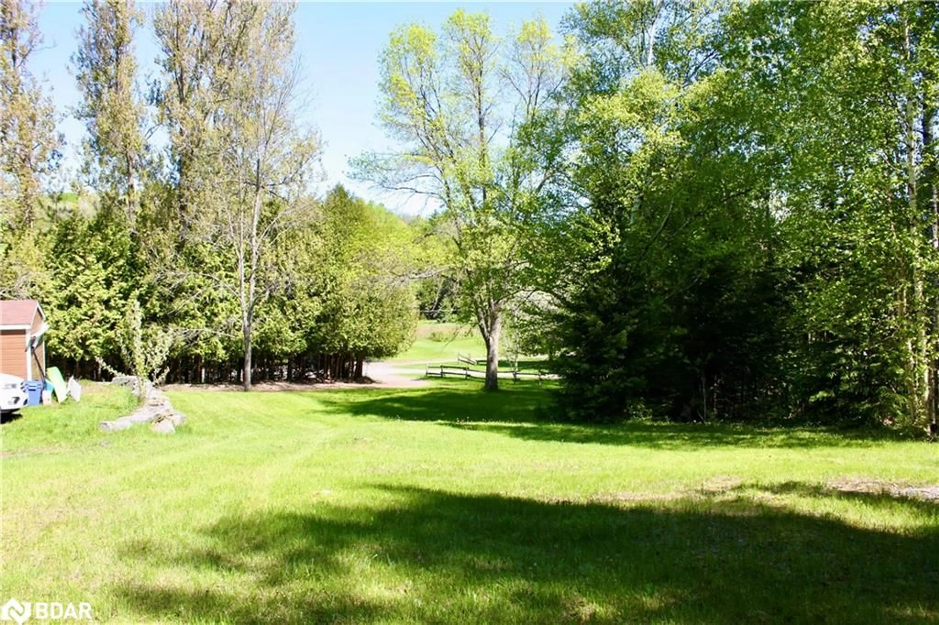 Patio, forest/trees view for 22 Robert Dr, Faraday Ontario K0L 1C0
