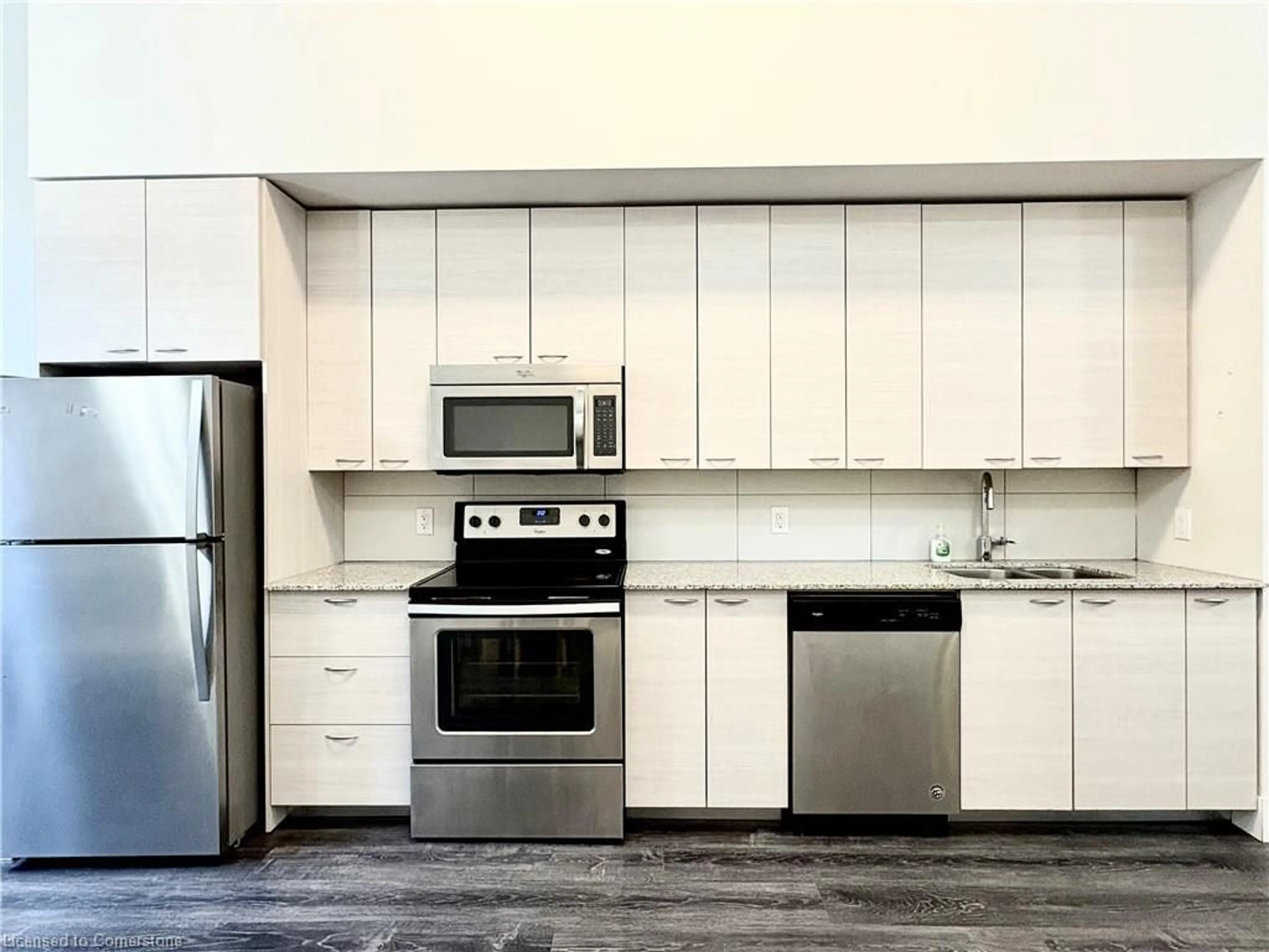 Standard kitchen, unknown for 253 Albert St #103, Waterloo Ontario N2L 3T7