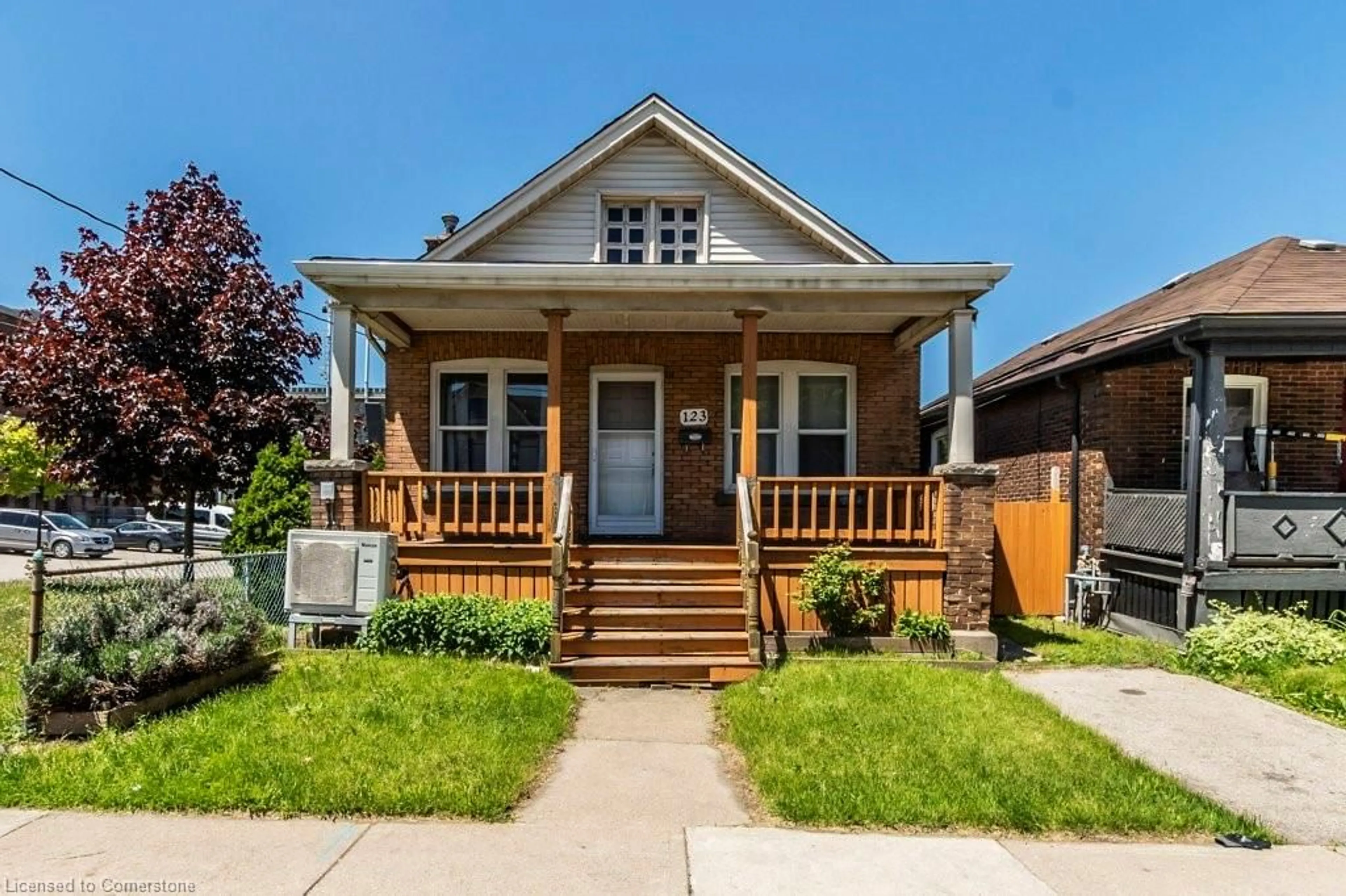 Home with brick exterior material, street for 123 Gage Ave, Hamilton Ontario L8L 6Z8