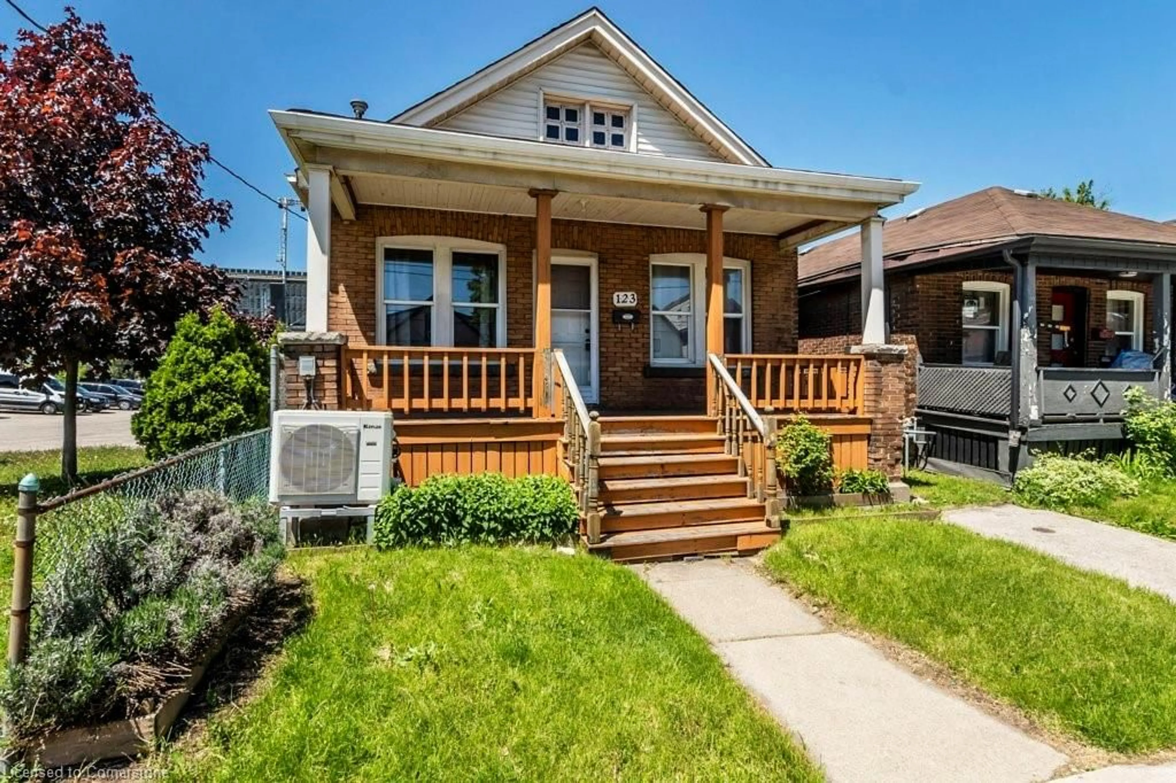 Home with brick exterior material, street for 123 Gage Ave, Hamilton Ontario L8L 6Z8