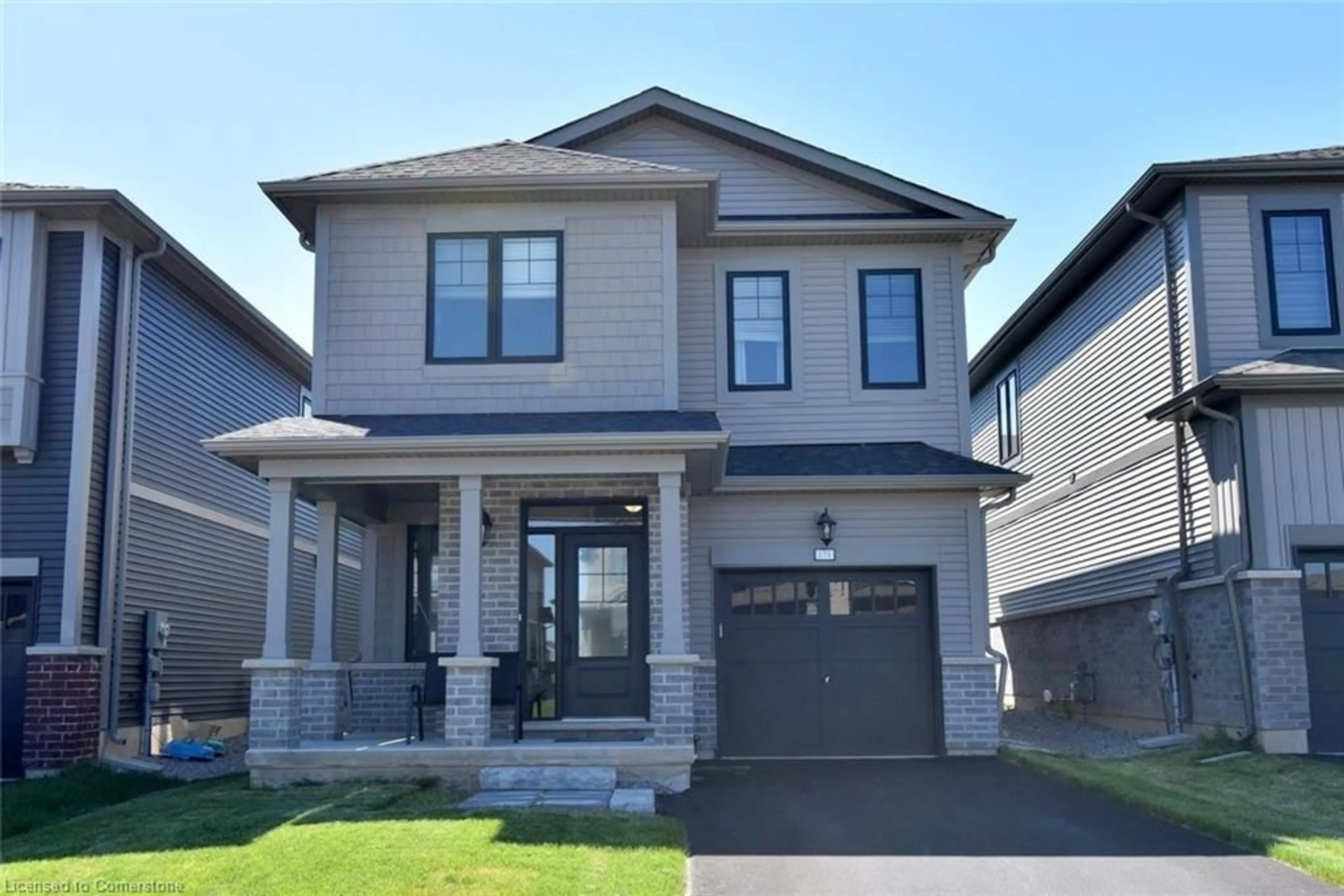 Home with brick exterior material, street for 171 Blackbird Way, Mount Hope Ontario L0R 1W0