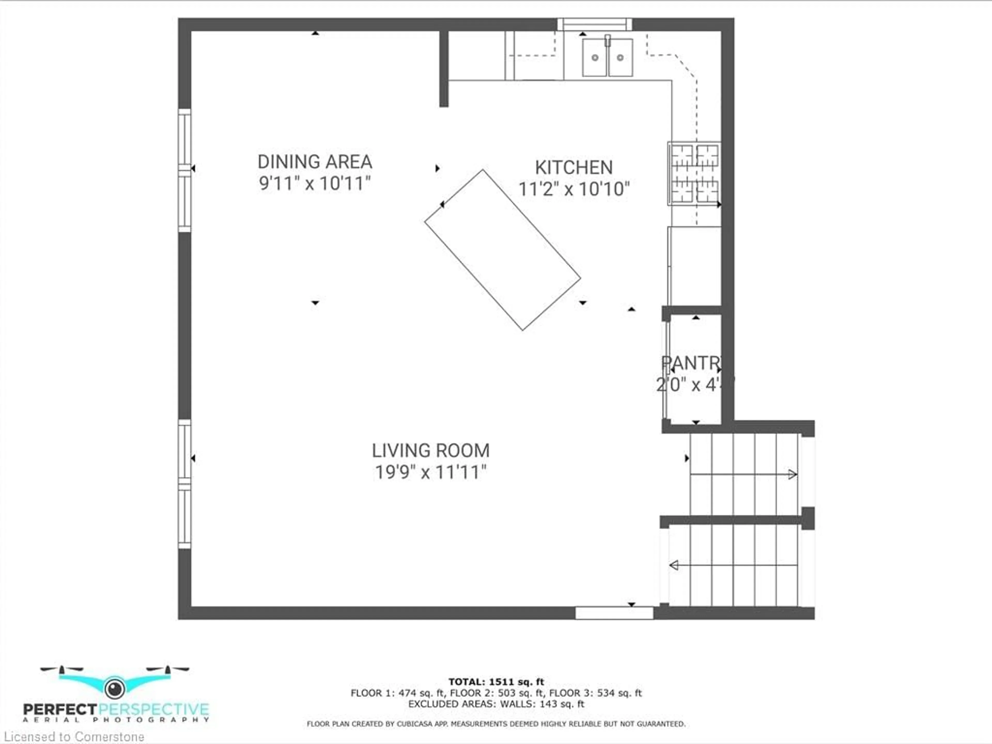 Floor plan for 124 Oak St, Simcoe Ontario N3Y 4S3