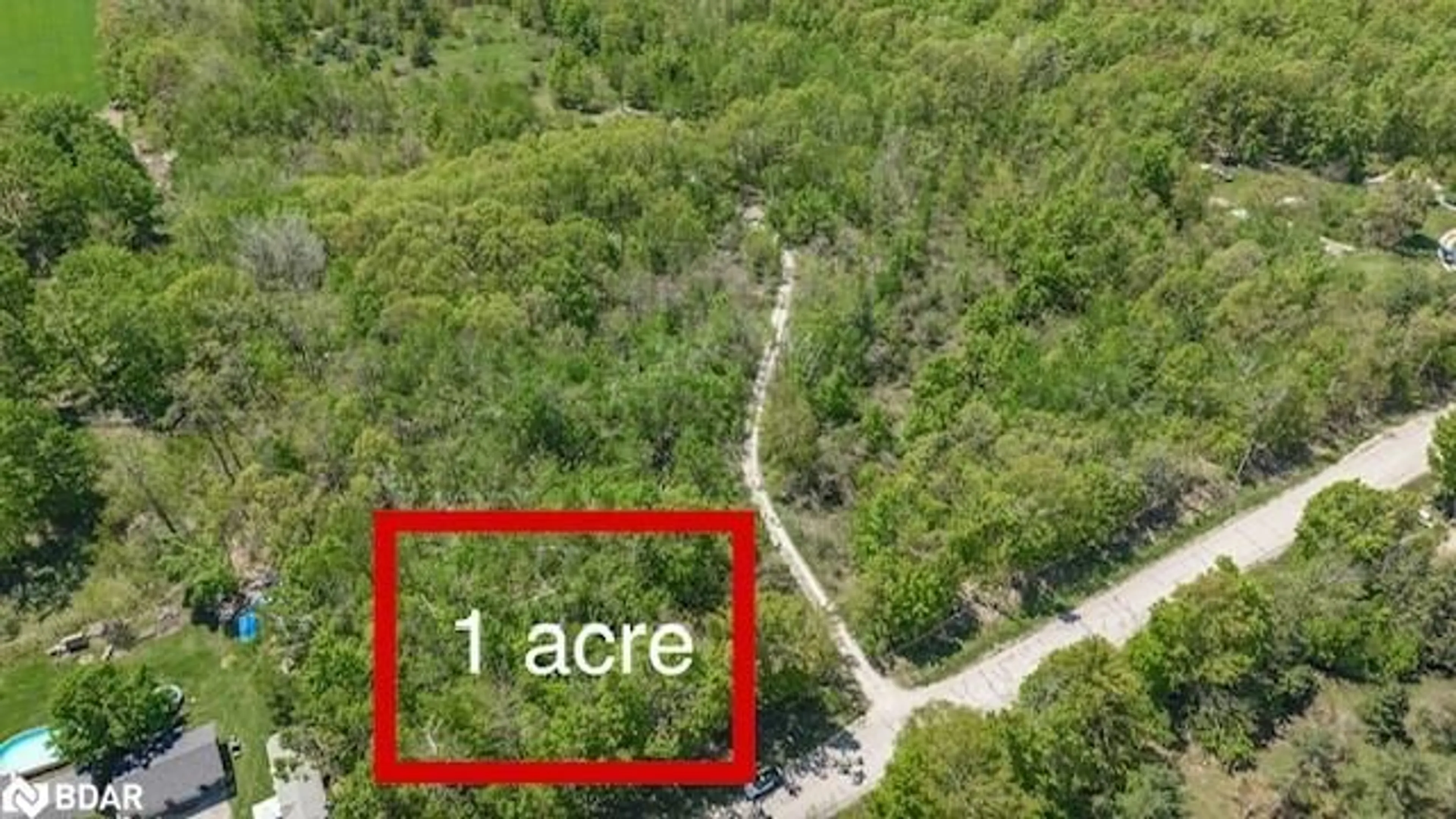 A pic from outside/outdoor area/front of a property/back of a property/a pic from drone, forest/trees view for 6312 9 Line, Oro-Medonte Ontario L0K 2C0