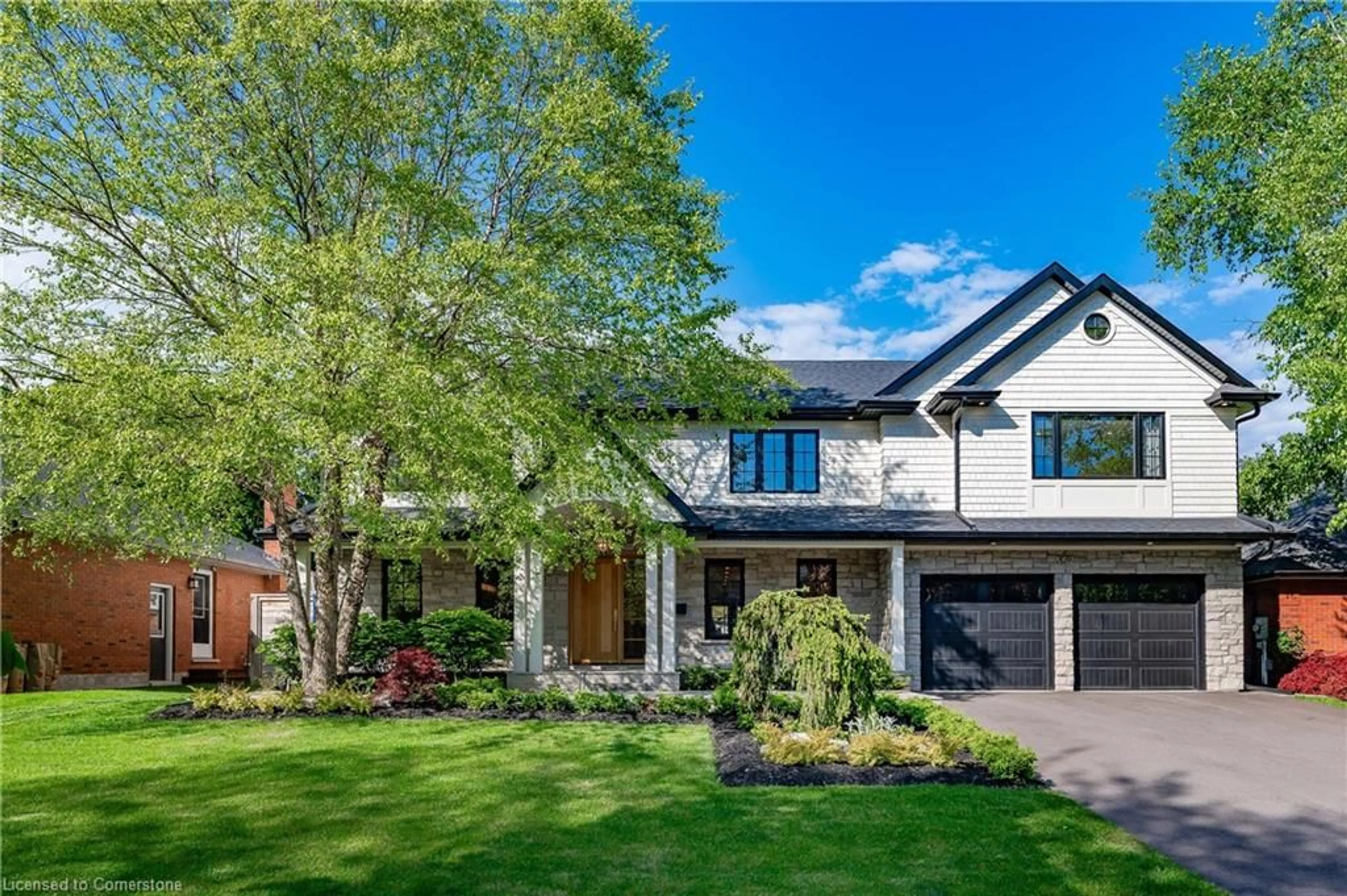 Home with brick exterior material, street for 357 Belvenia Rd, Burlington Ontario L7L 2G7