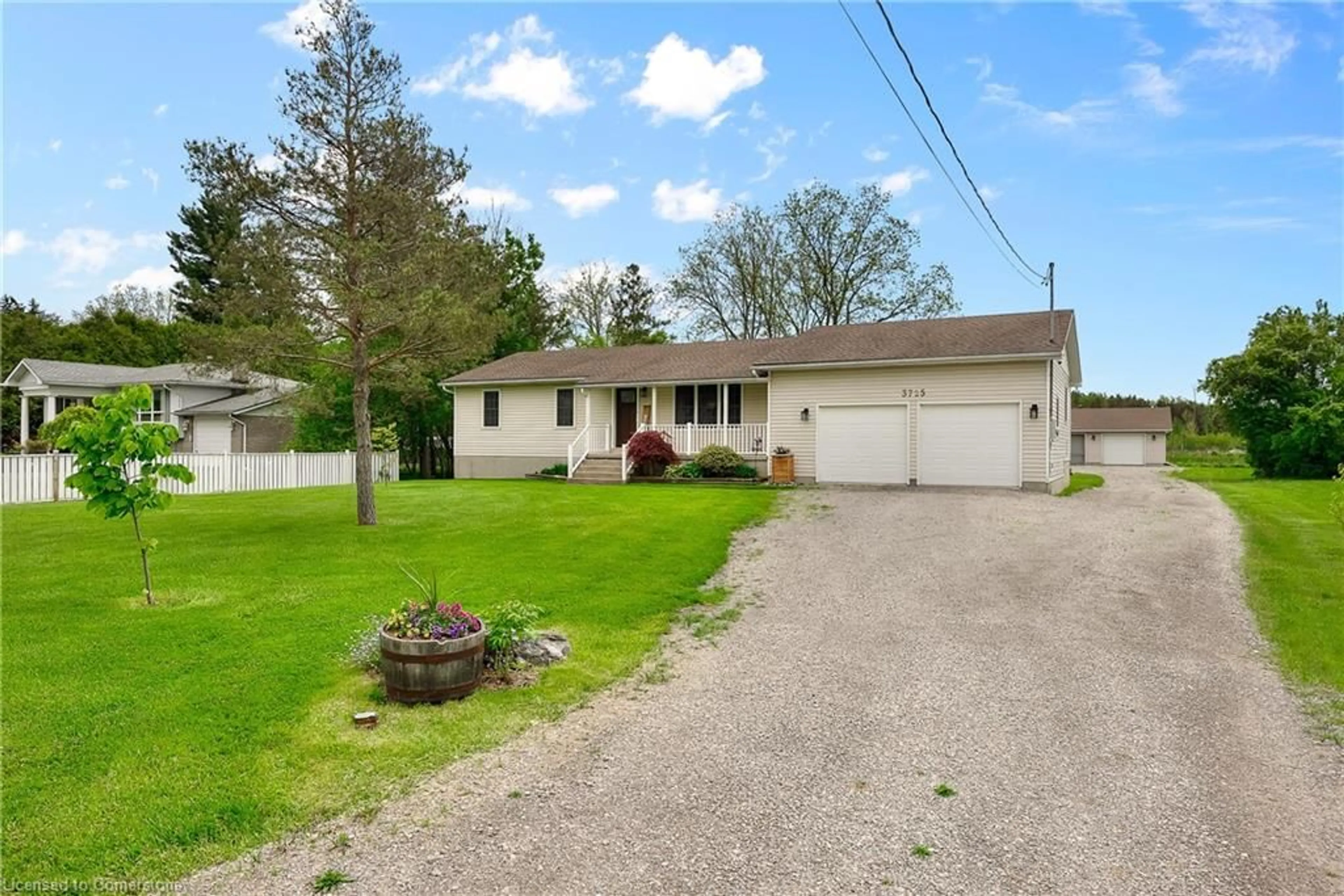 A pic from outside/outdoor area/front of a property/back of a property/a pic from drone, street for 3725 Nigh Rd, Ridgeway Ontario L0S 1N0