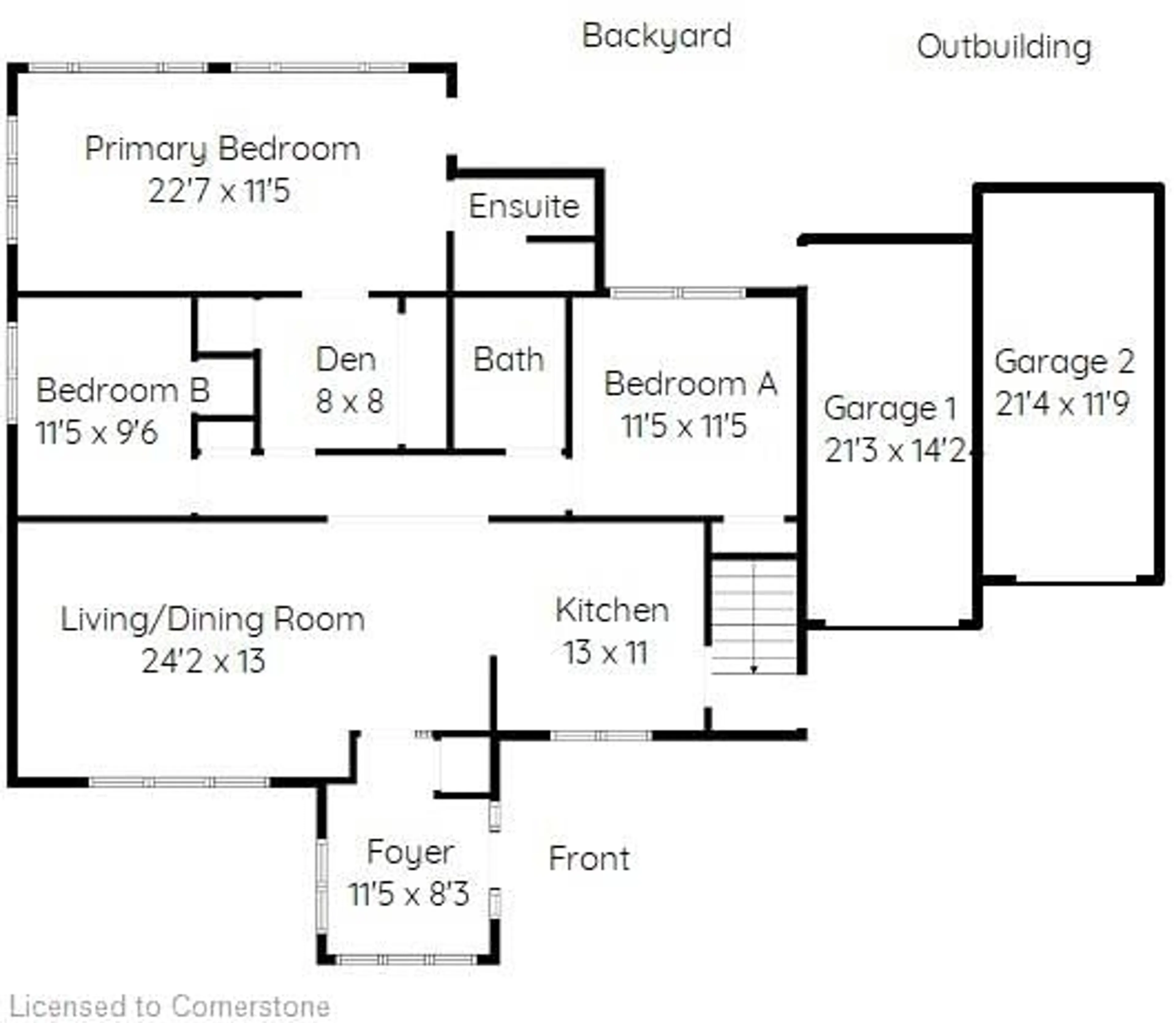 Floor plan for 10 Flamboro Crt, Hamilton Ontario L9H 4Z3