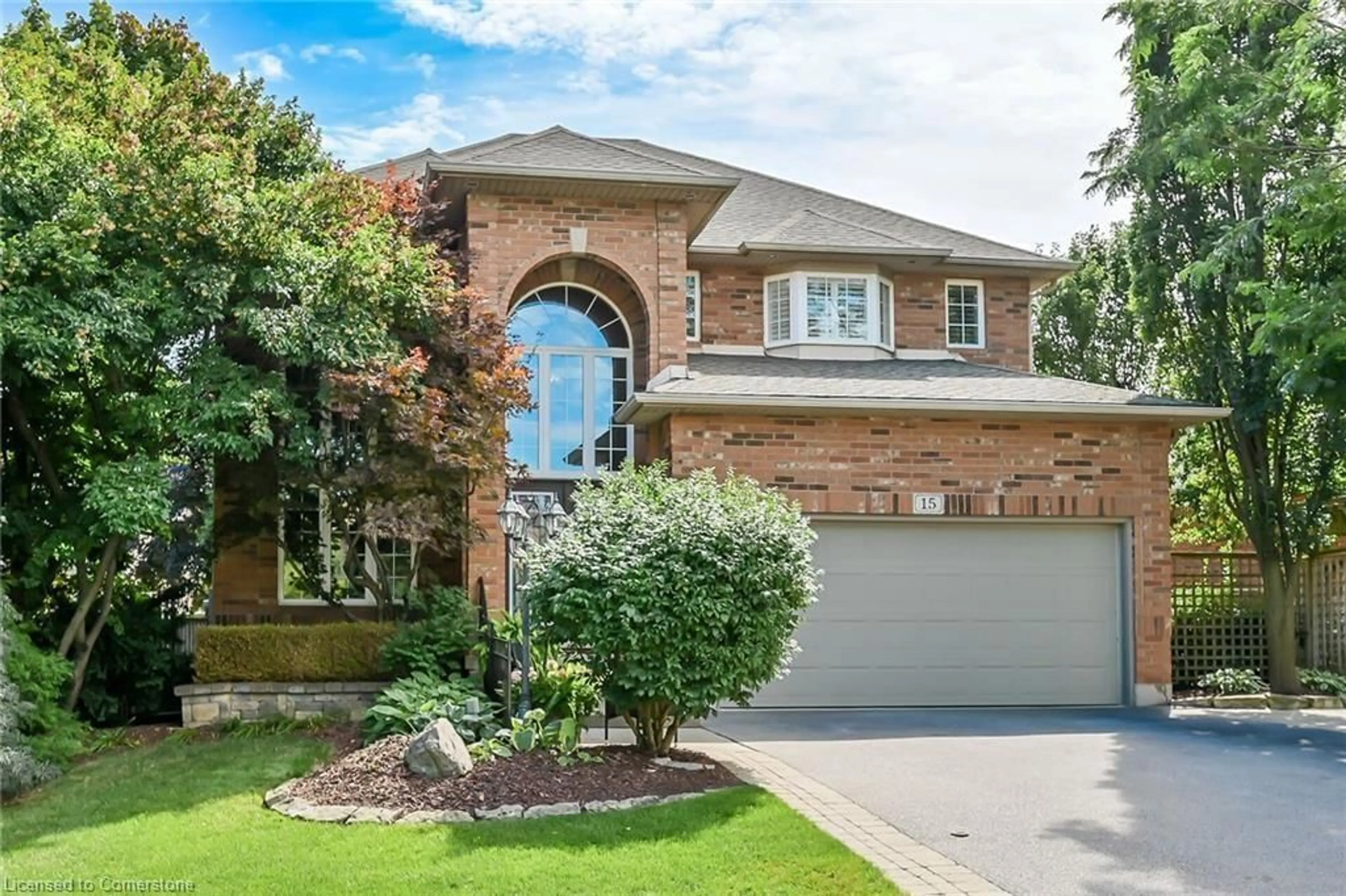 Home with brick exterior material, street for 15 Pelham Dr, Ancaster Ontario L9K 1L4